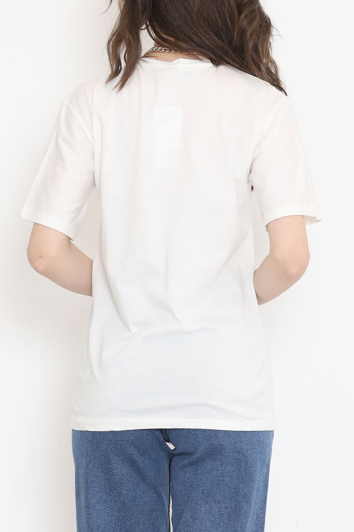 Baskılı Pamuk Tişört Benetton  - 872.1019.