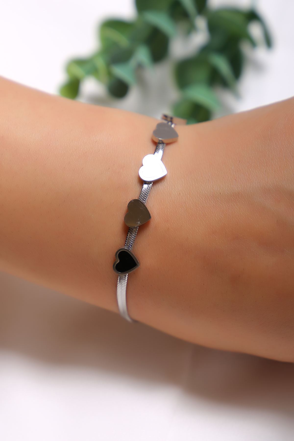 Çelik Bileklik Gümüş3 - 18187.1805.