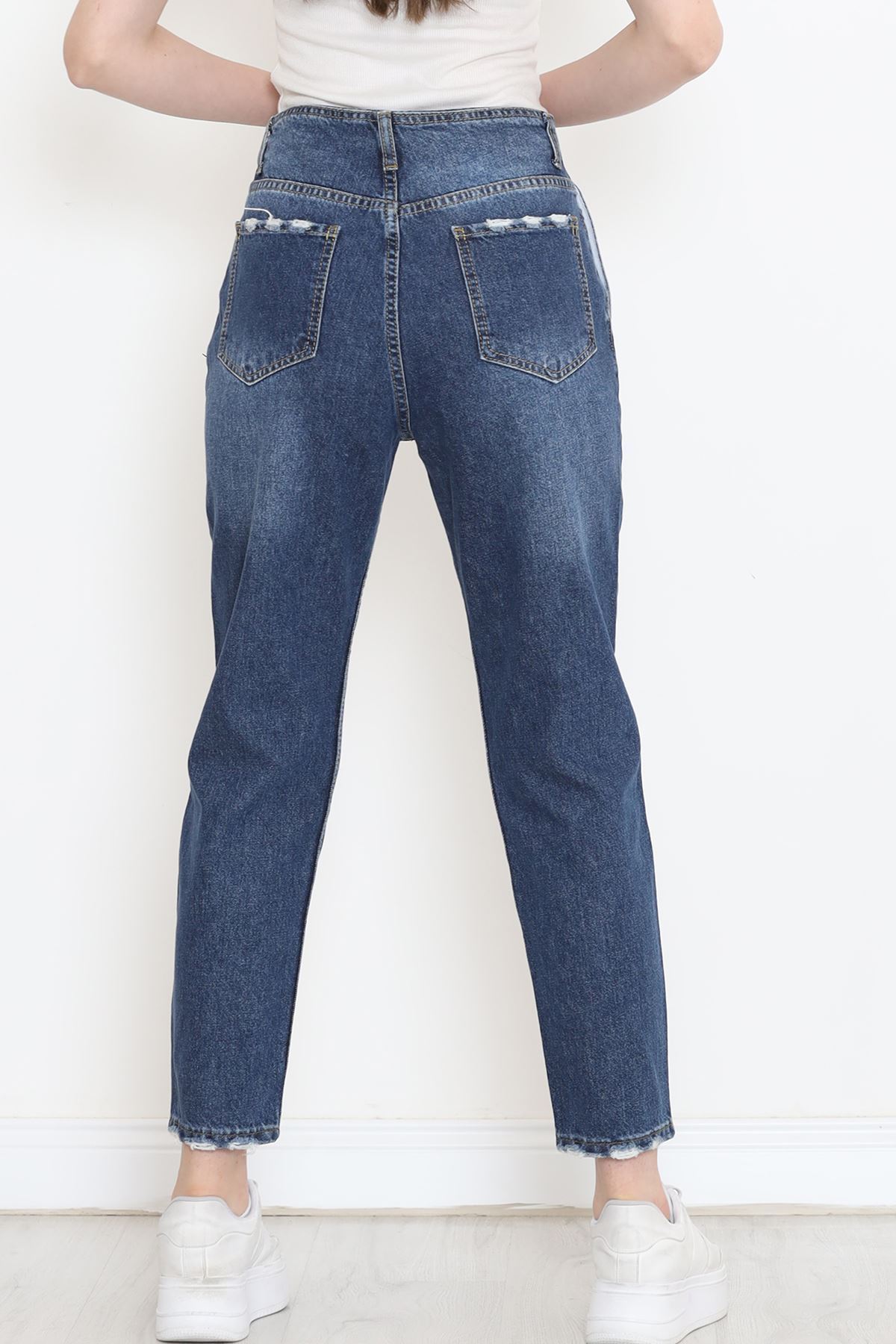 Paça Pensli Kot Pantolon Koyumavi - 1528.1367.