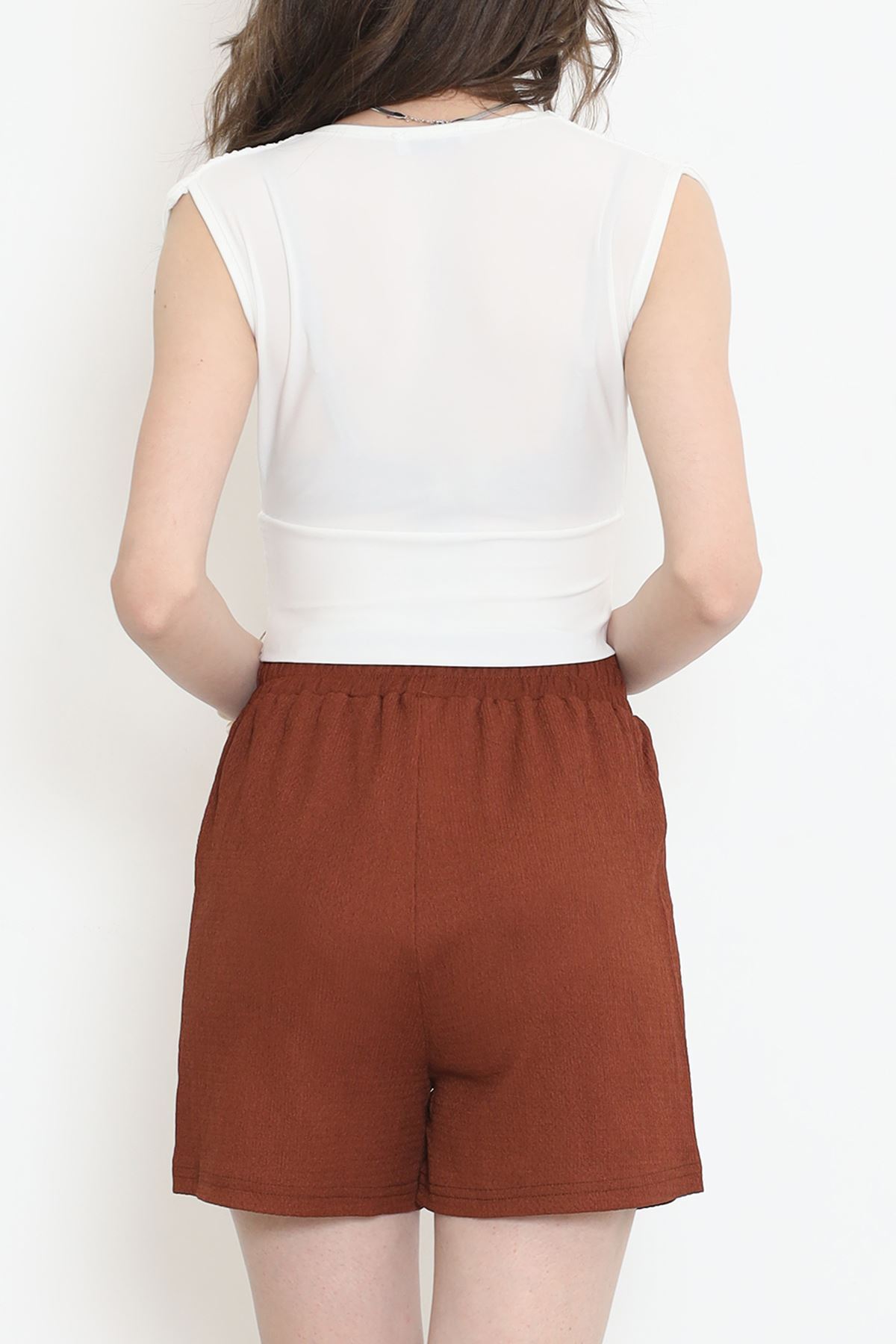 Dekolteli Sıfır Kol Bluz Beyaz - 152411.224.