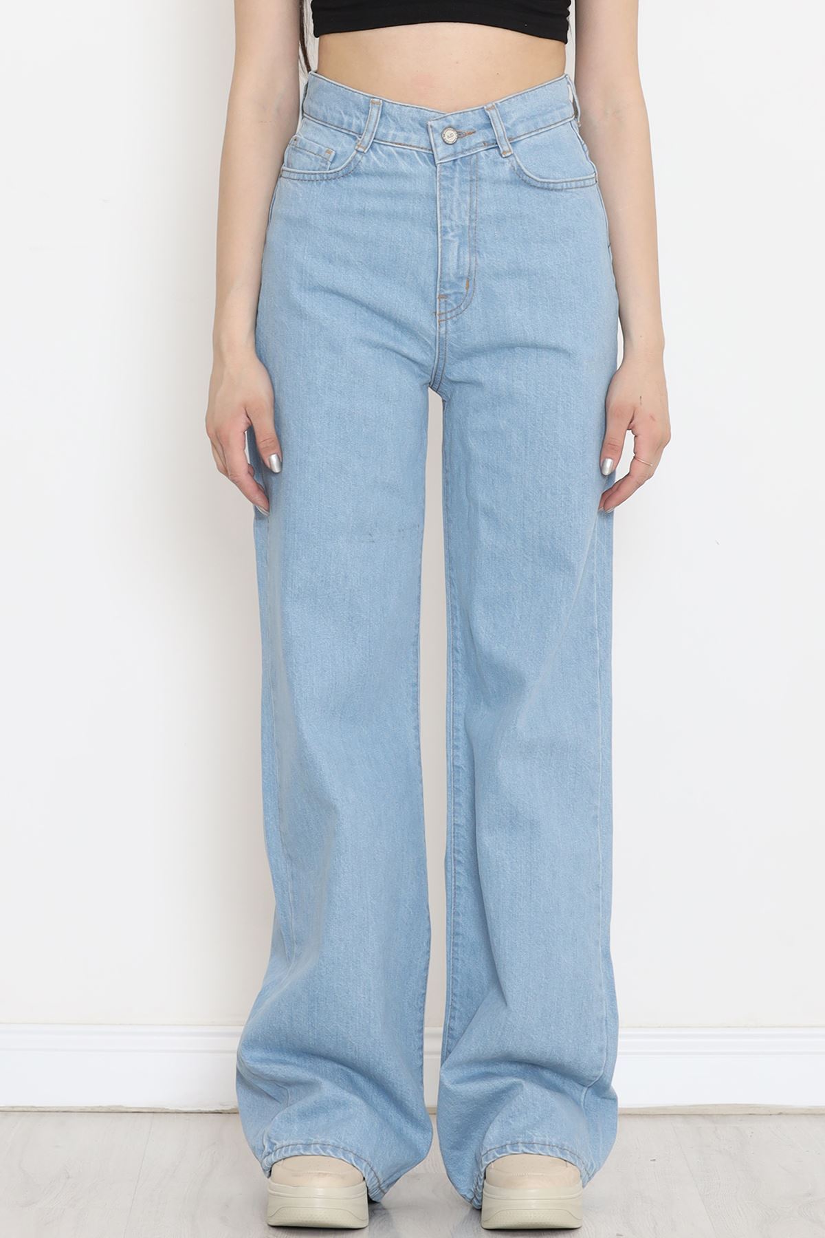 Palazzo Kot Pantolon Açıkmavi - 18258.1831.