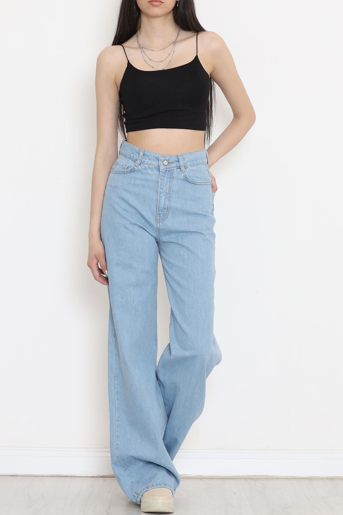 Palazzo Kot Pantolon Açıkmavi - 18258.1831.