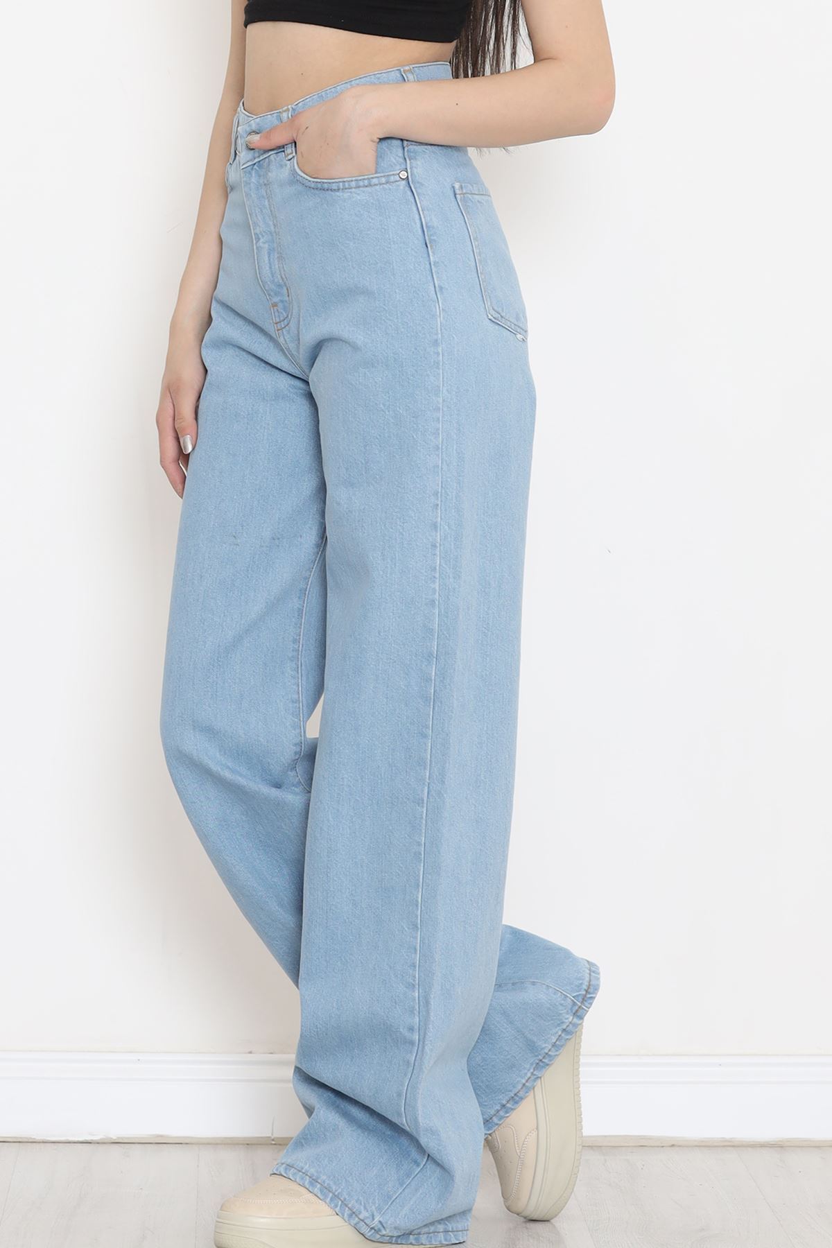 Palazzo Kot Pantolon Açıkmavi - 18258.1831.