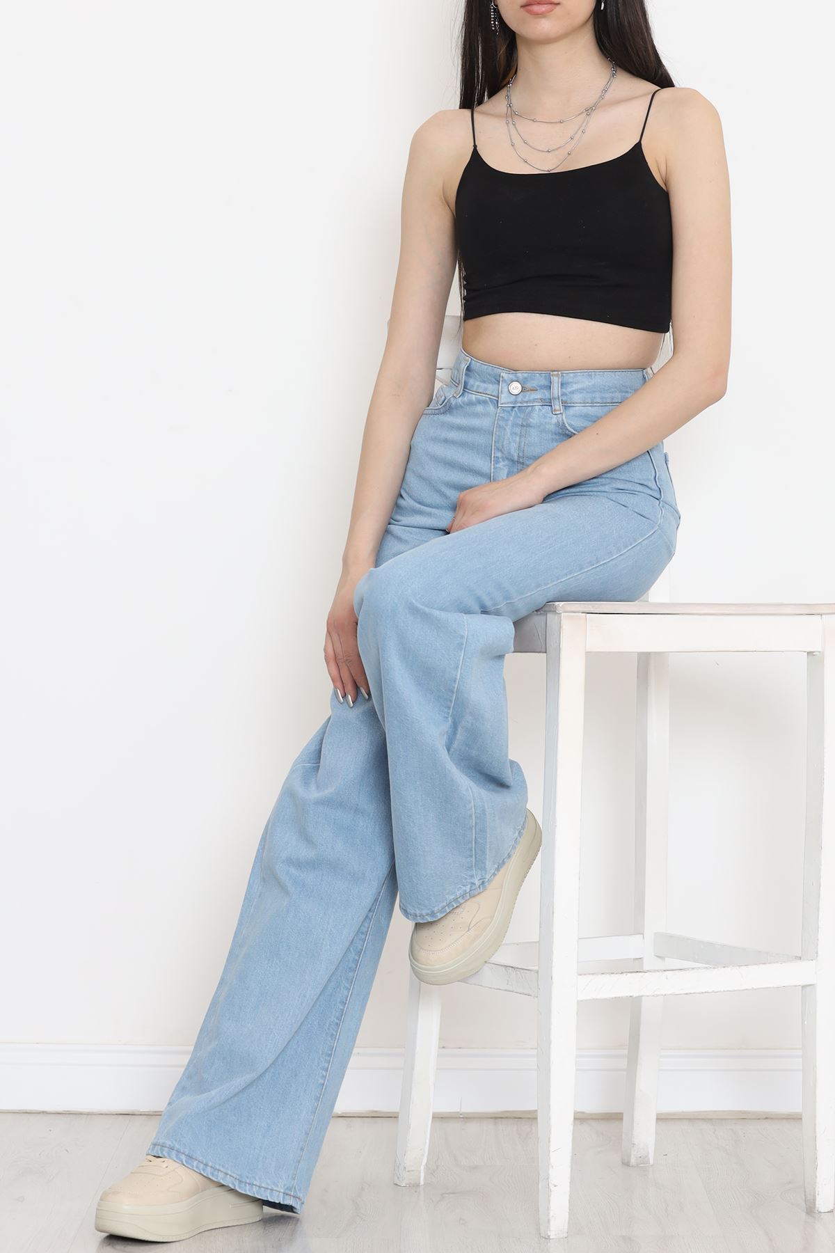 Palazzo Kot Pantolon Açıkmavi - 18258.1831.