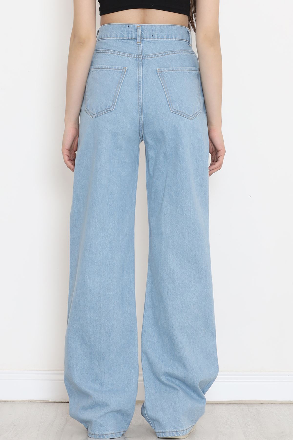 Palazzo Kot Pantolon Açıkmavi - 18258.1831.