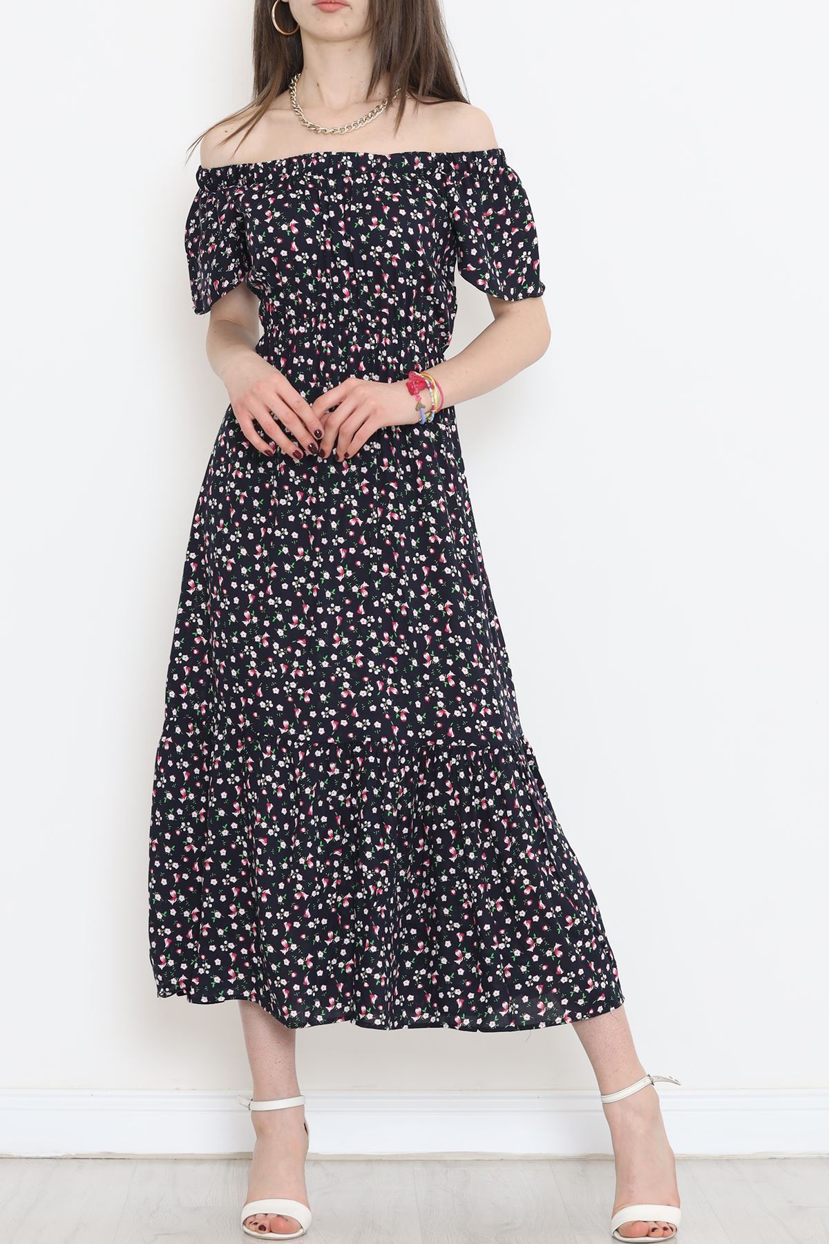 Madonna Yaka Elbise Lacivert - 152335.701.