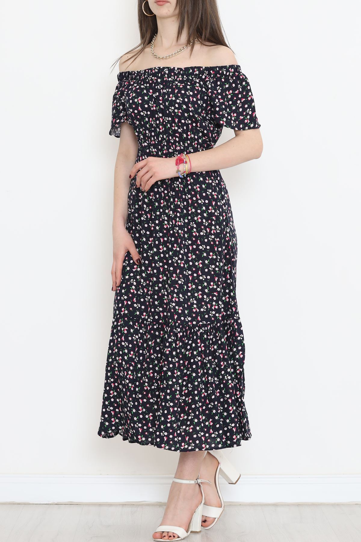 Madonna Yaka Elbise Lacivert - 152335.701.