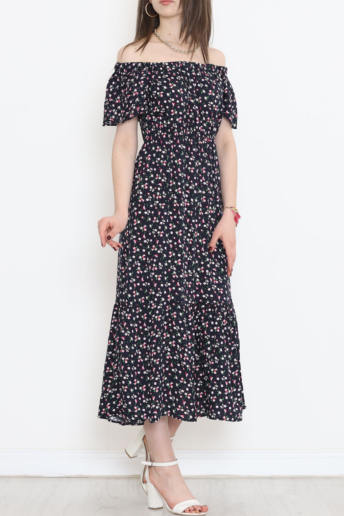 Madonna Yaka Elbise Lacivert - 152335.701.