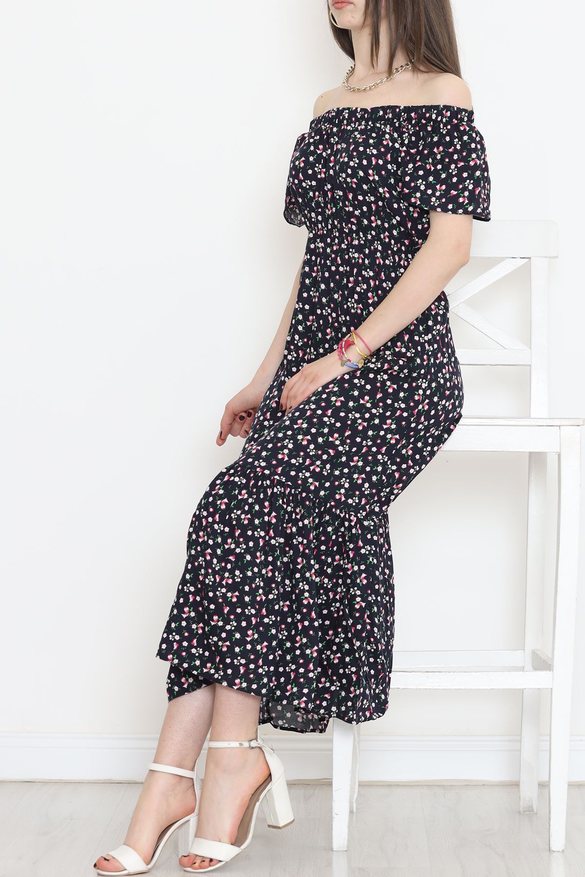 Madonna Yaka Elbise Lacivert - 152335.701.