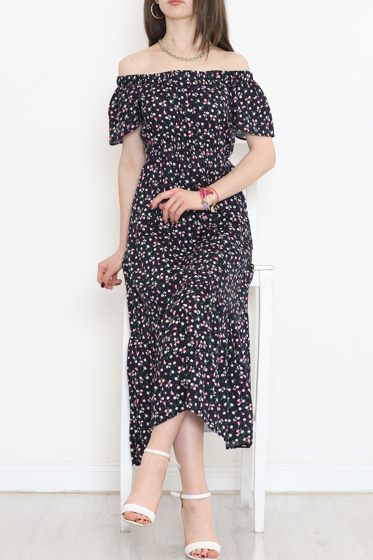 Madonna Yaka Elbise Lacivert - 152335.701.