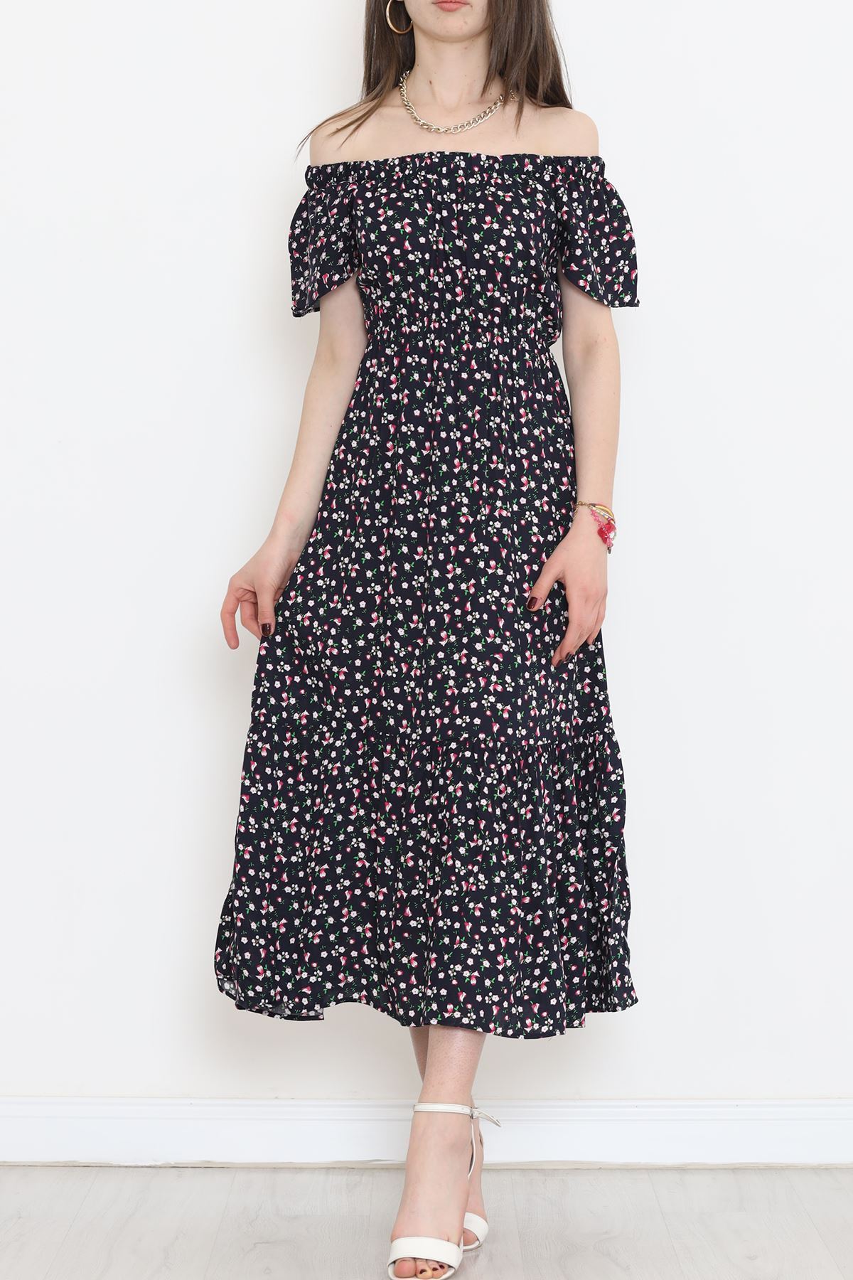 Madonna Yaka Elbise Lacivert - 152335.701.