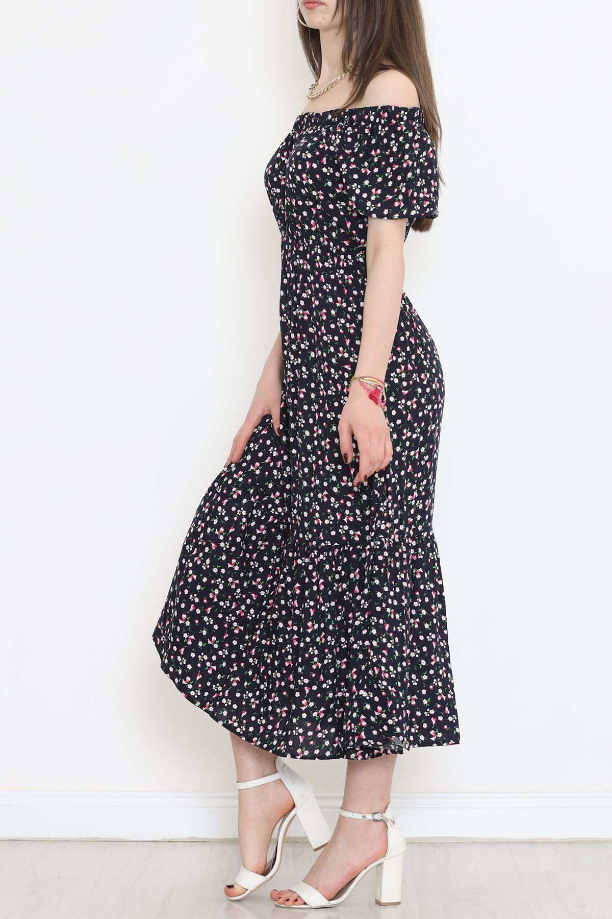 Madonna Yaka Elbise Lacivert - 152335.701.