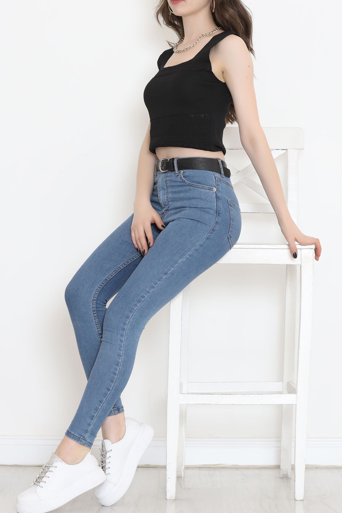 Kare Yaka Ajurlu Atlet Siyah - 944.1019.