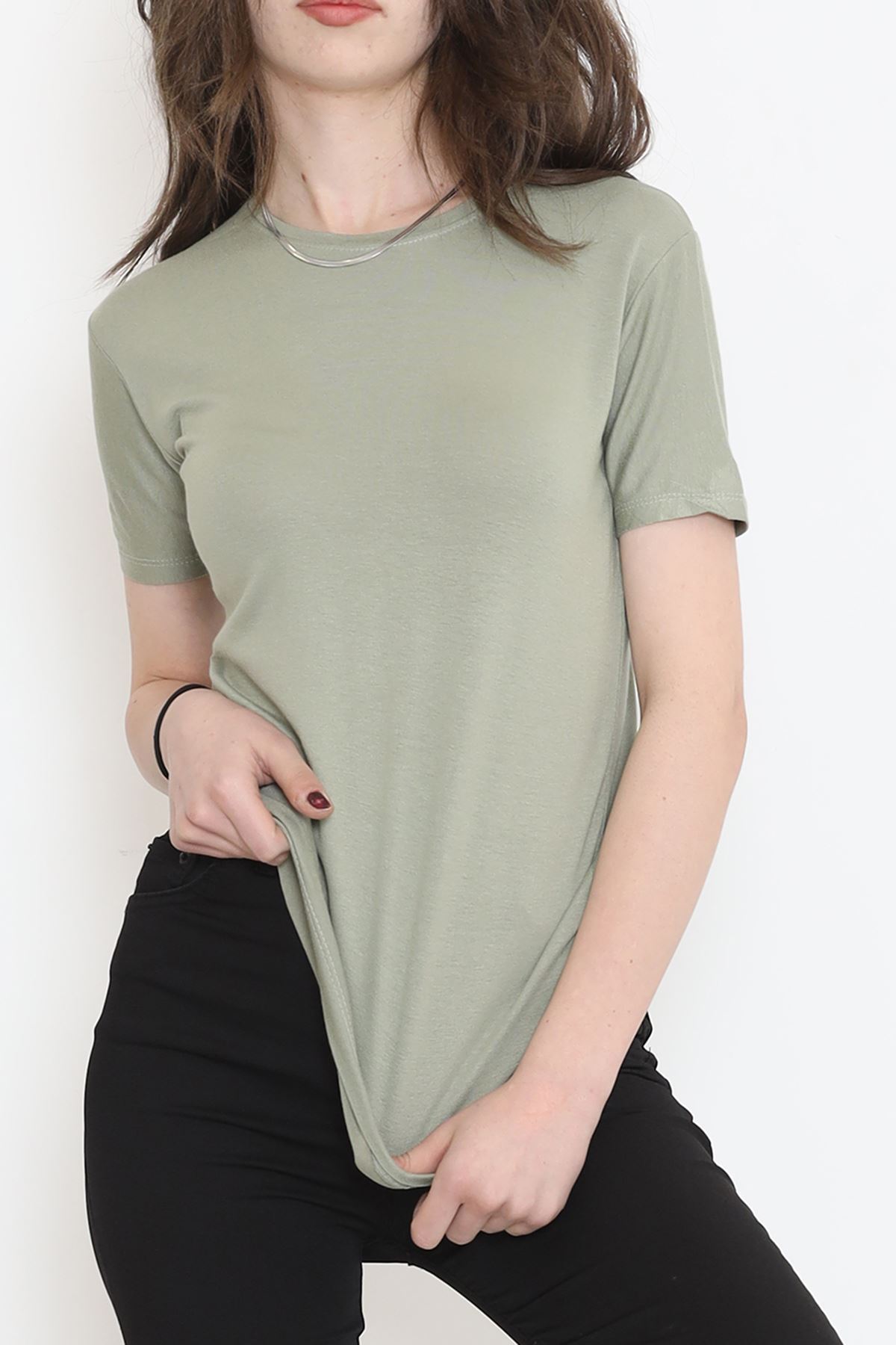 Bisiklet Yaka Kısa Kol Body Çağla - 20248.1778.