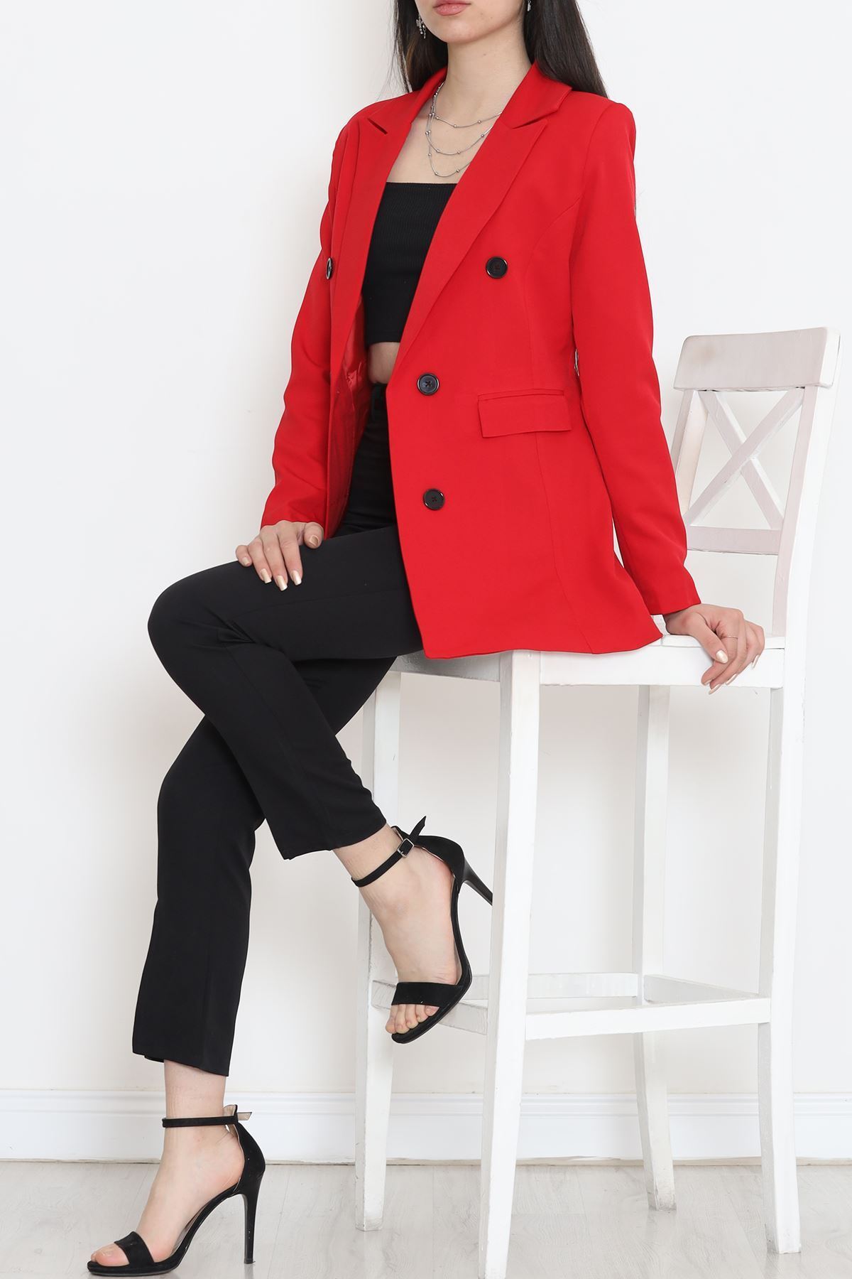 Blazer Ceket Kırmızı - 15528.791.