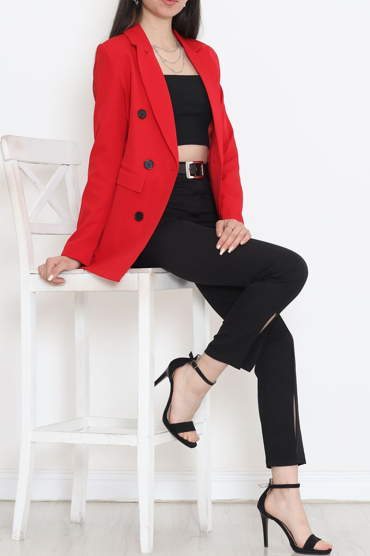 Blazer Ceket Kırmızı - 15528.791.