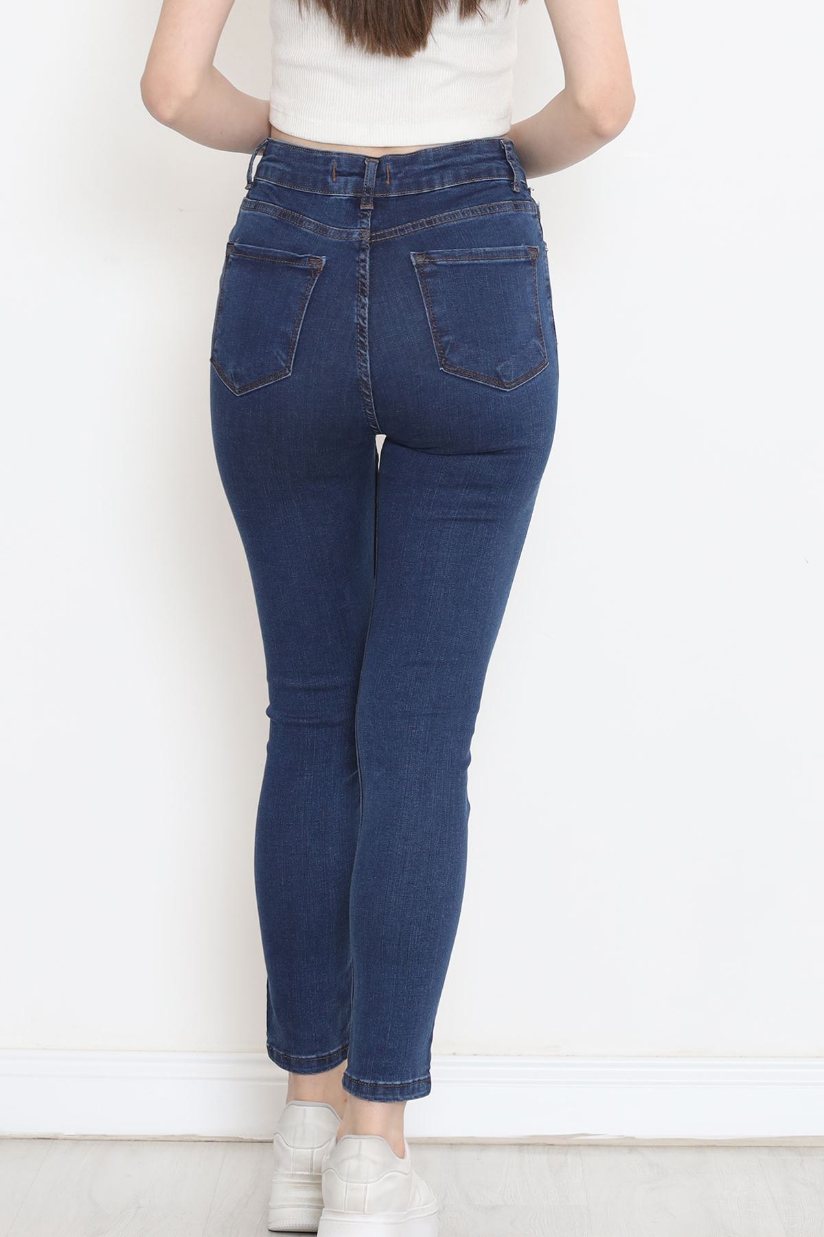 Süper Likra Kot Pantolon Mavi4 - 18200.1431.