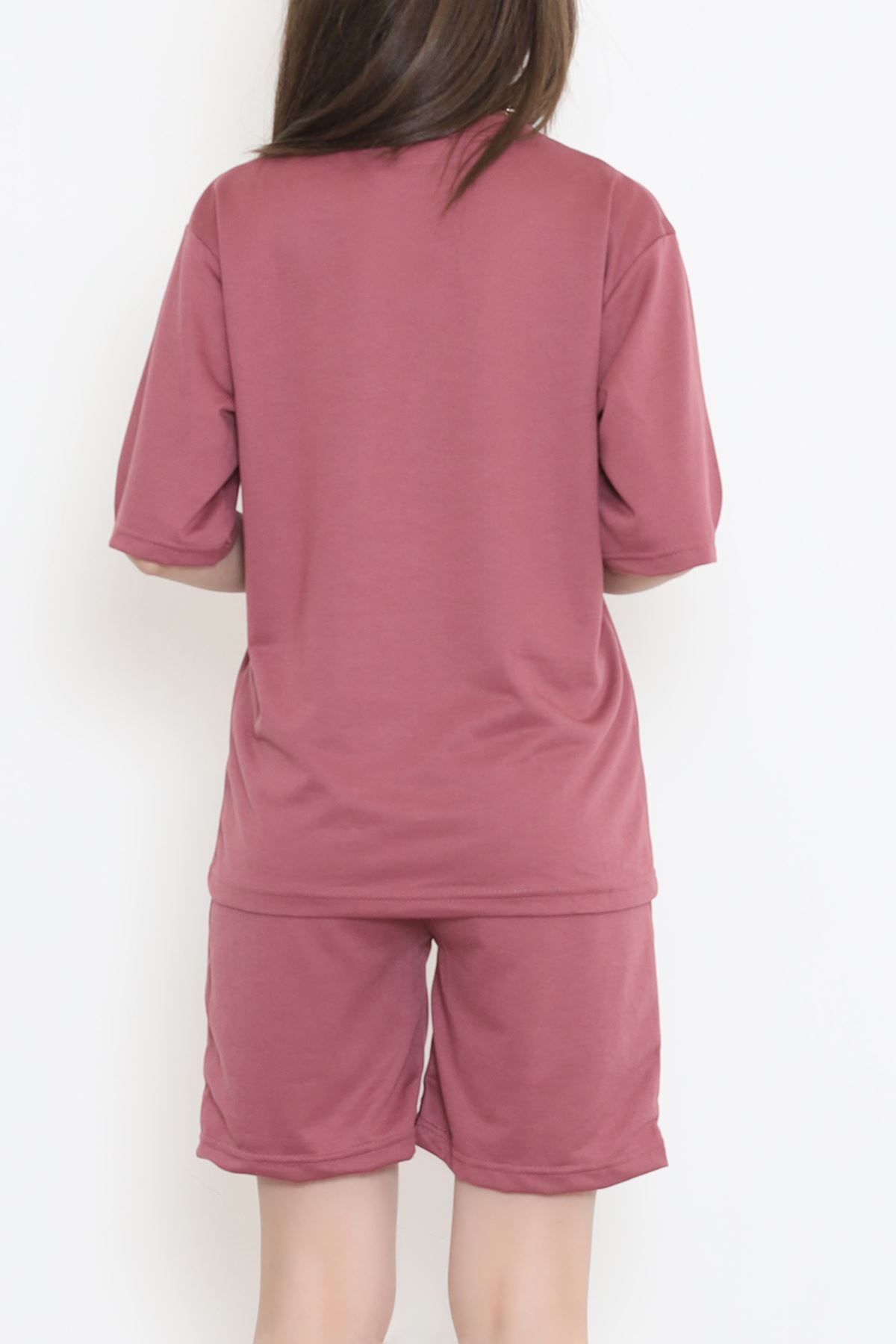 Kol Katlamalı Şortlu Takım Koyugül - 12624.5238.