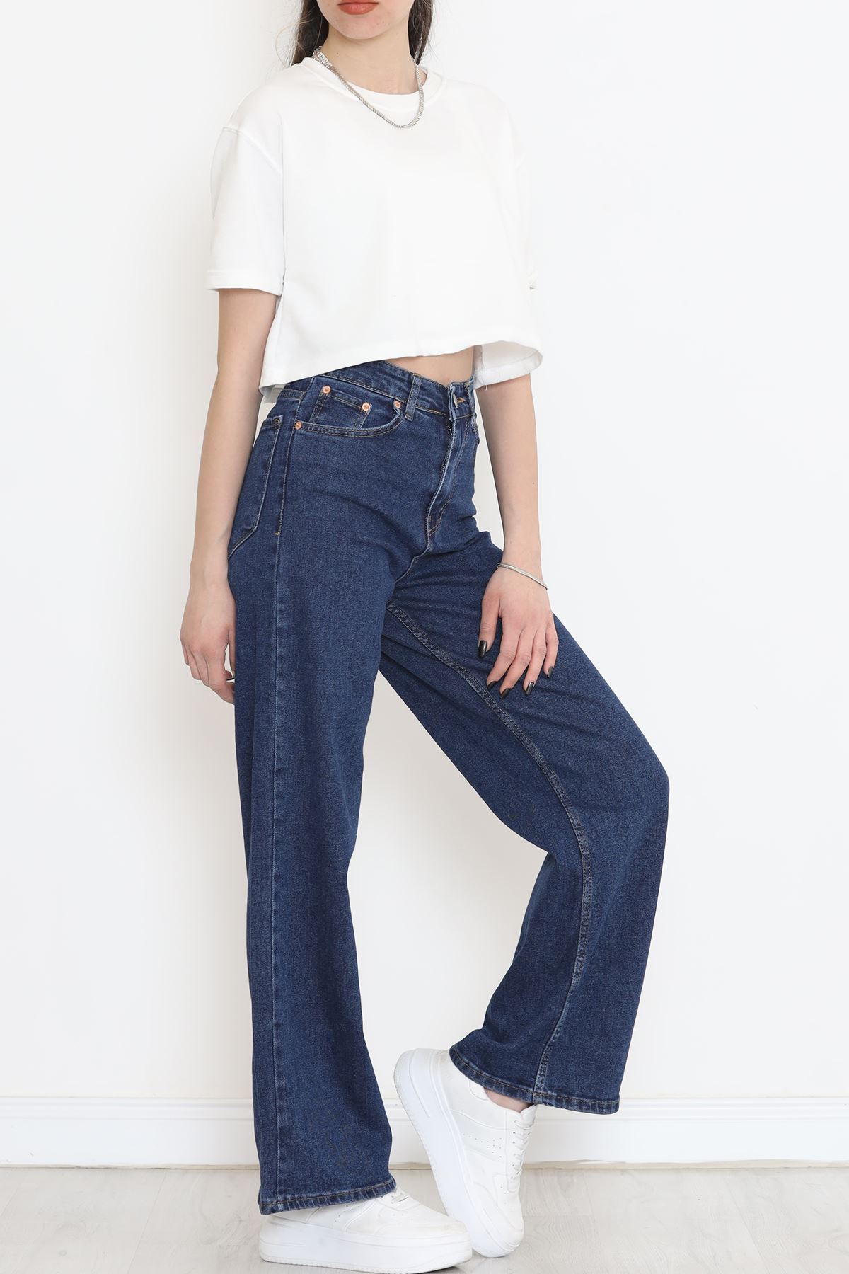 Palazzo Kot Pantolon Mavi1 - 17285.1431.