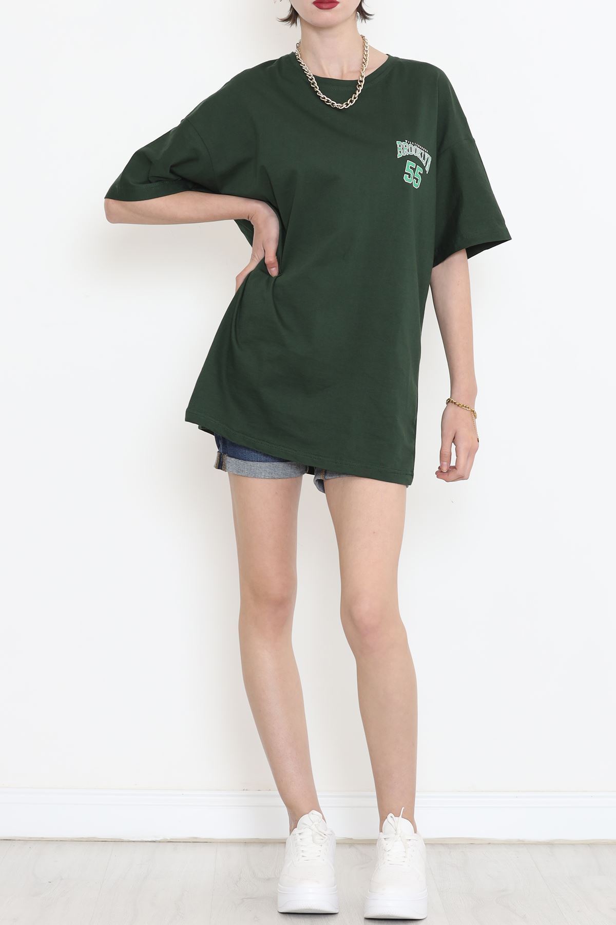 Baskılı Tişört Zümrüt - 17381.1778.