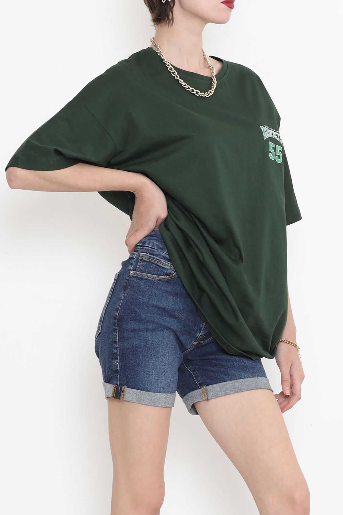 Baskılı Tişört Zümrüt - 17381.1778.