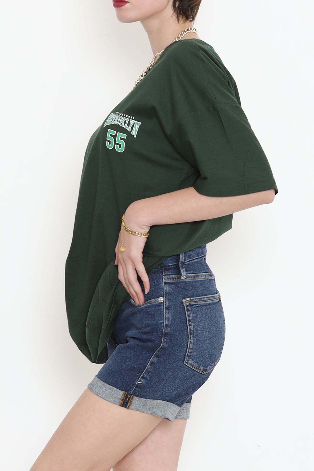 Baskılı Tişört Zümrüt - 17381.1778.