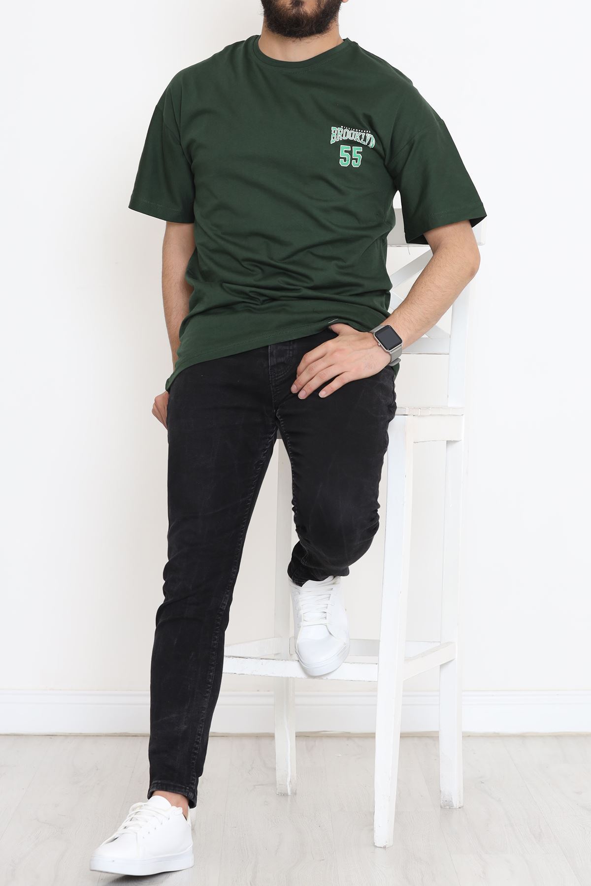 Baskılı Tişört Zümrüt - 17381.1778.