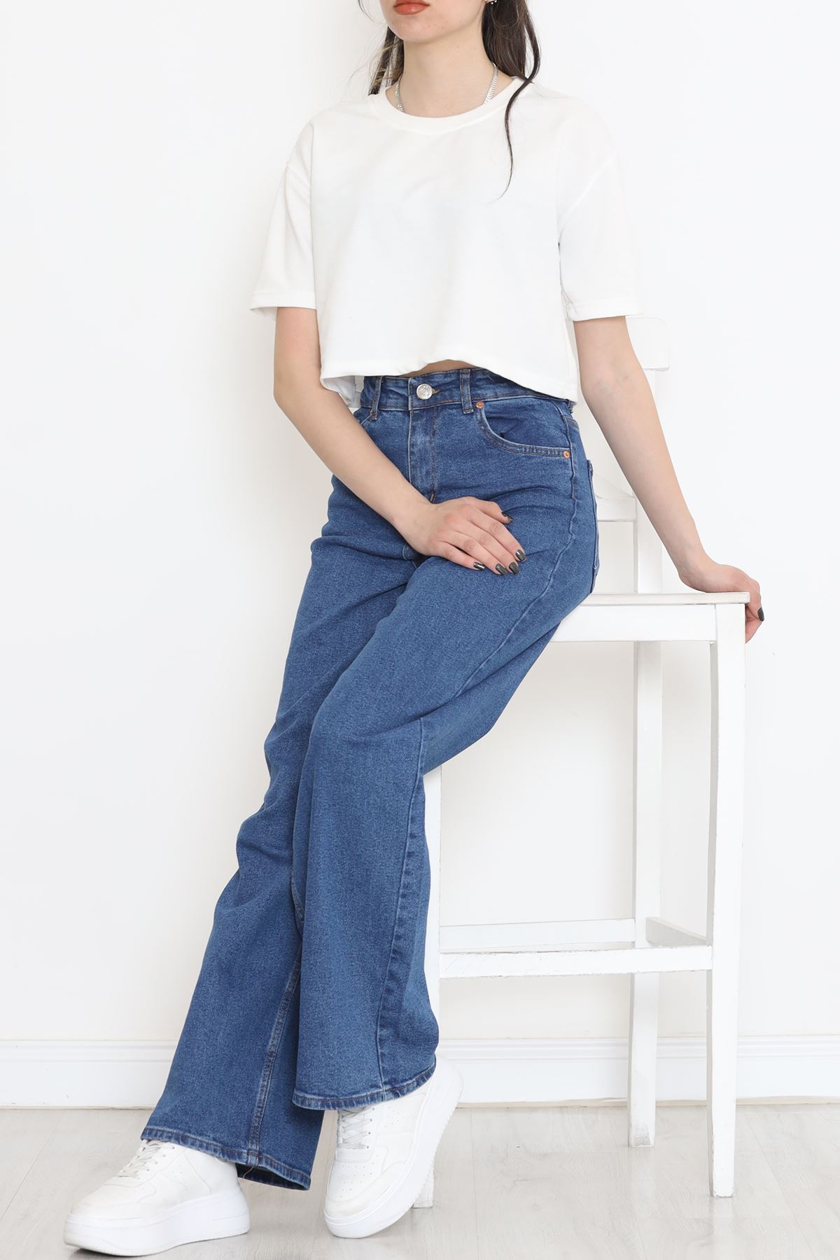 Palazzo Kot Pantolon Mavi2 - 17285.1431.