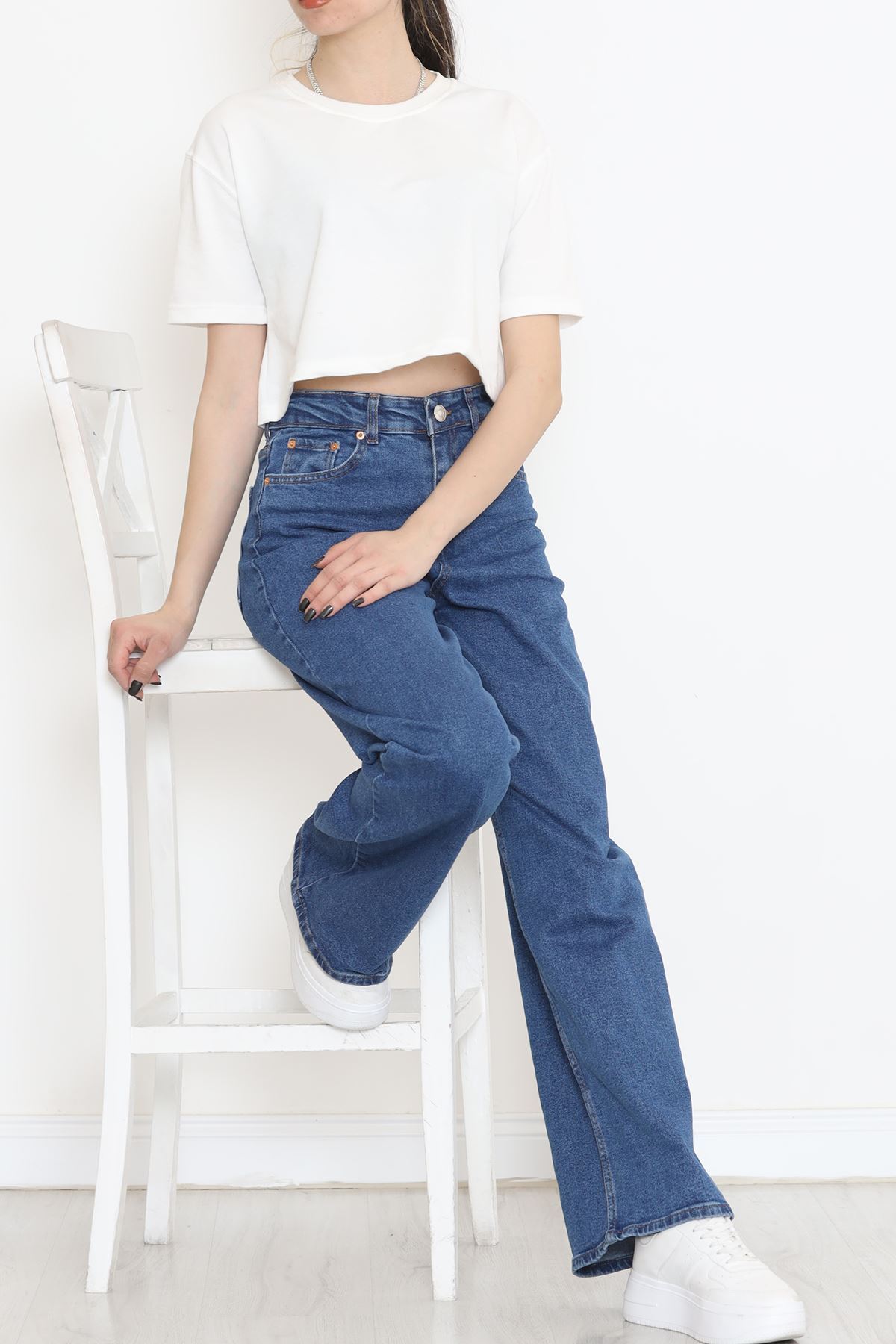 Palazzo Kot Pantolon Mavi2 - 17285.1431.