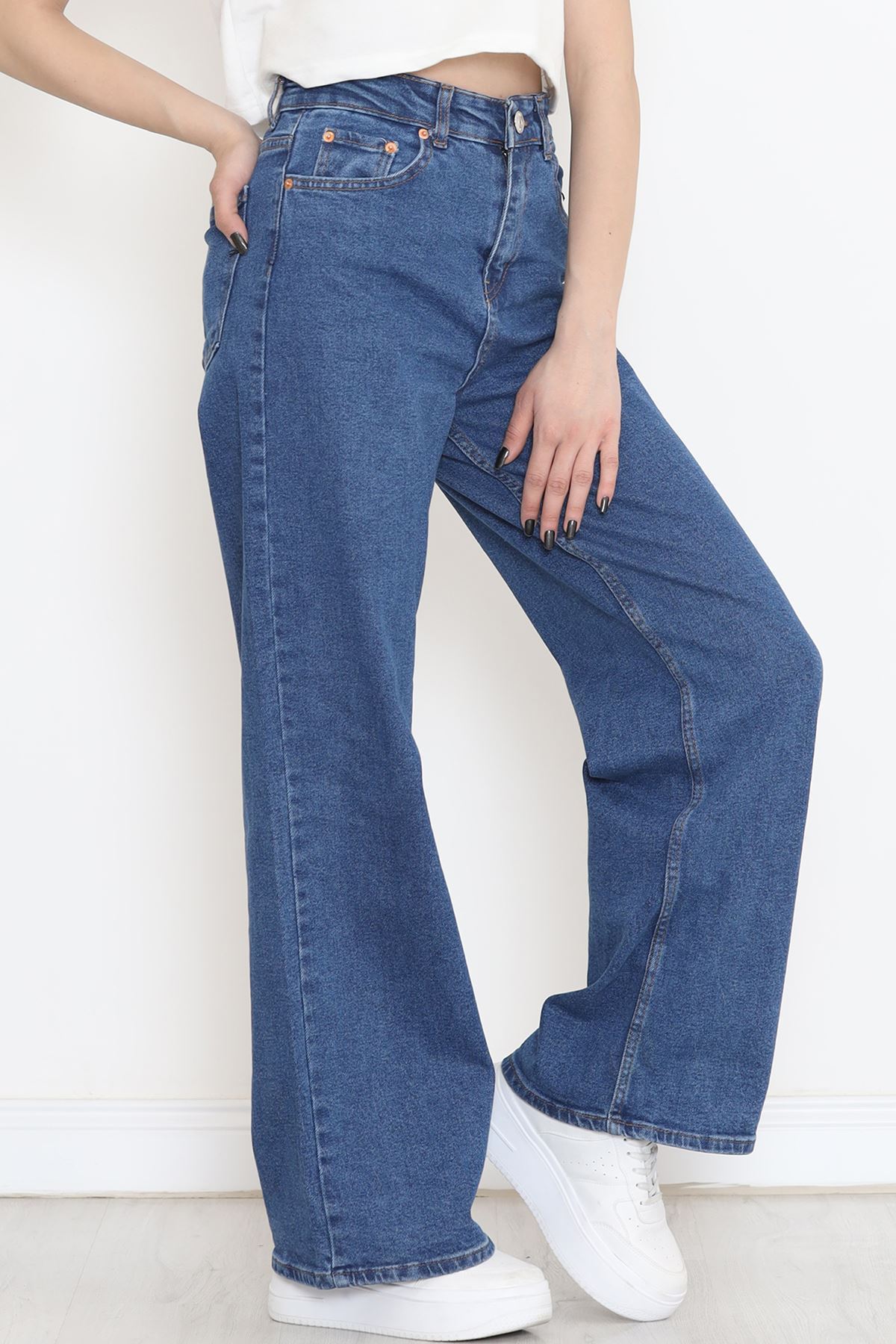 Palazzo Kot Pantolon Mavi2 - 17285.1431.