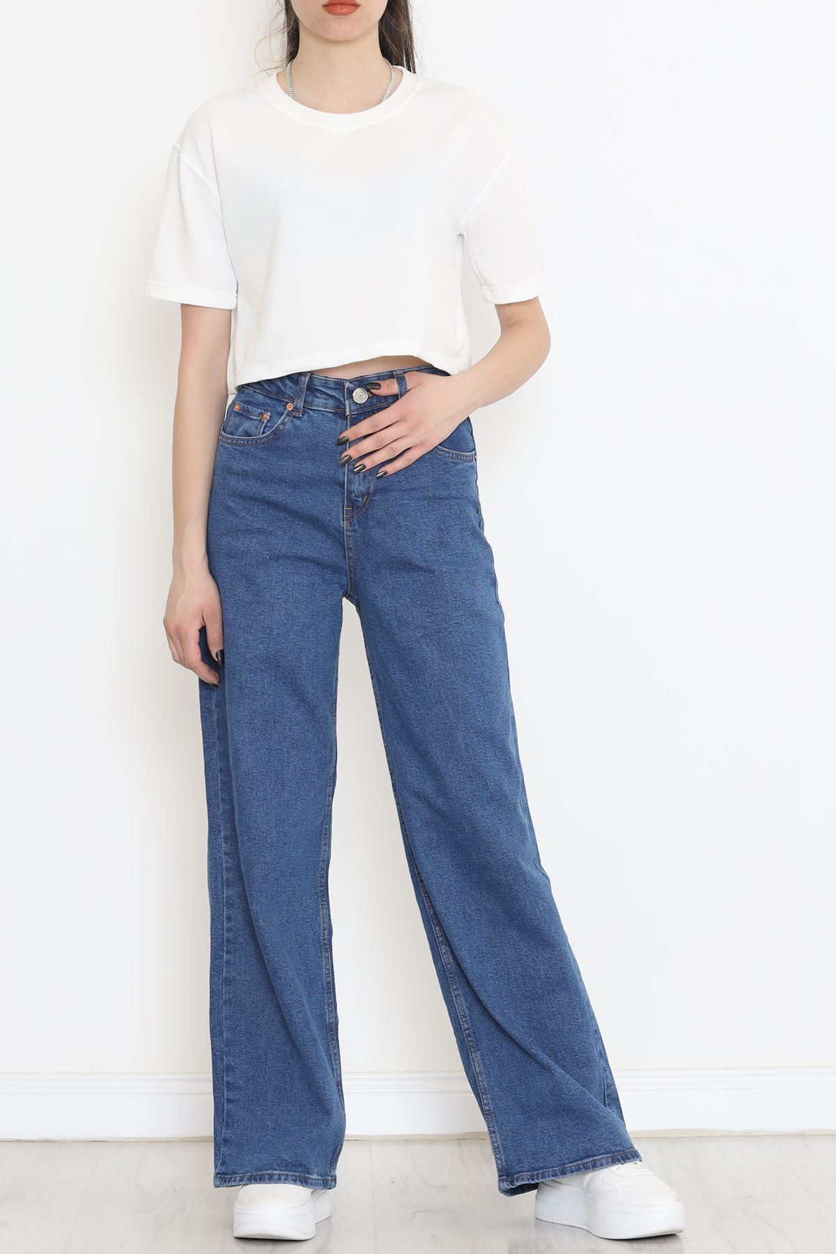 Palazzo Kot Pantolon Mavi2 - 17285.1431.