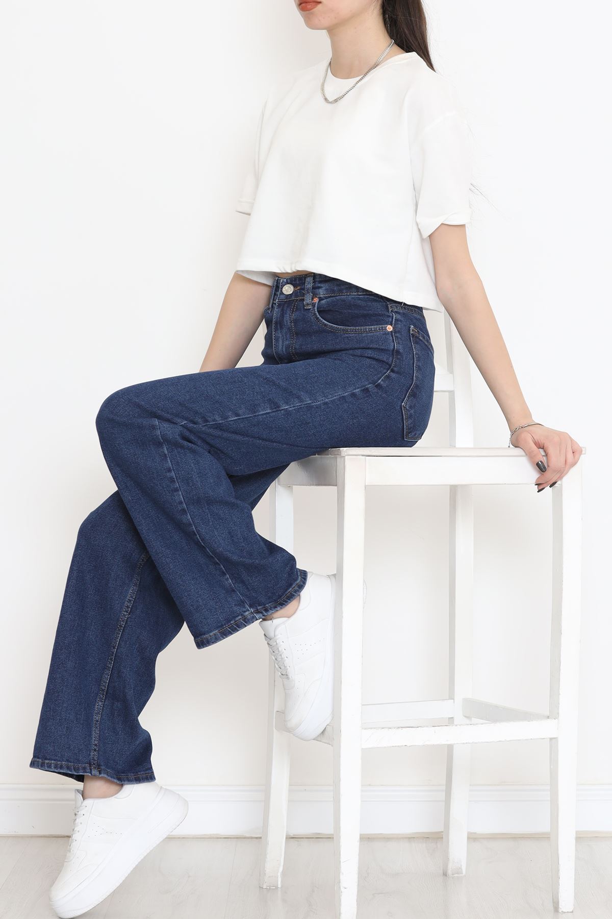 Palazzo Kot Pantolon Mavi1 - 17285.1431.