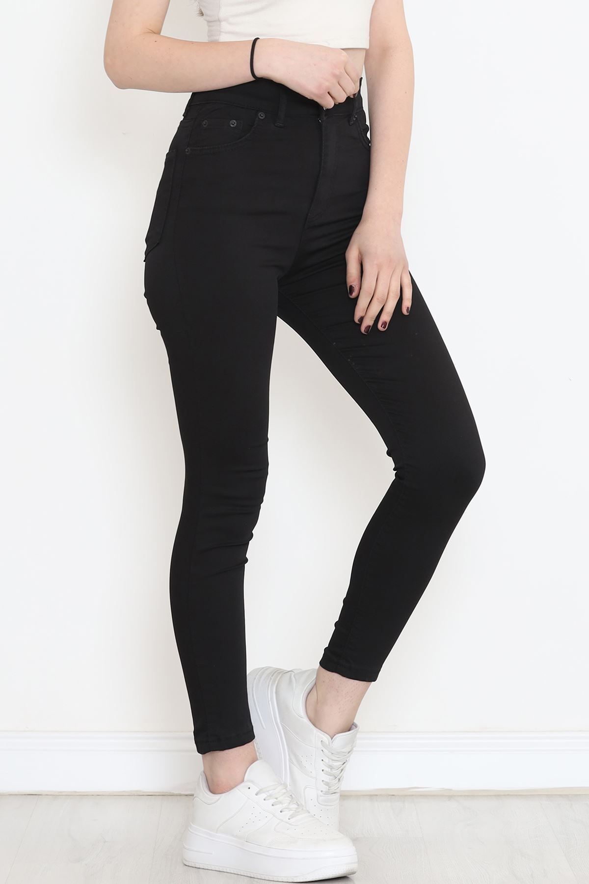 Dar Paça Kot Pantolon Siyah2 - 11918.1431.