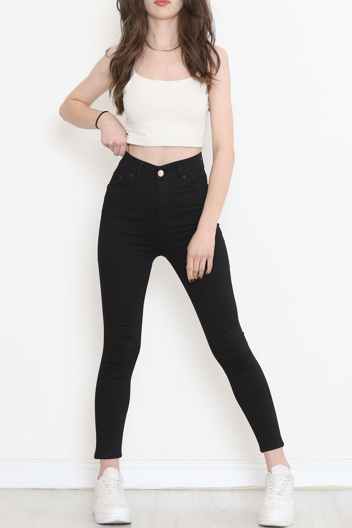 Dar Paça Kot Pantolon Siyah2 - 11918.1431.