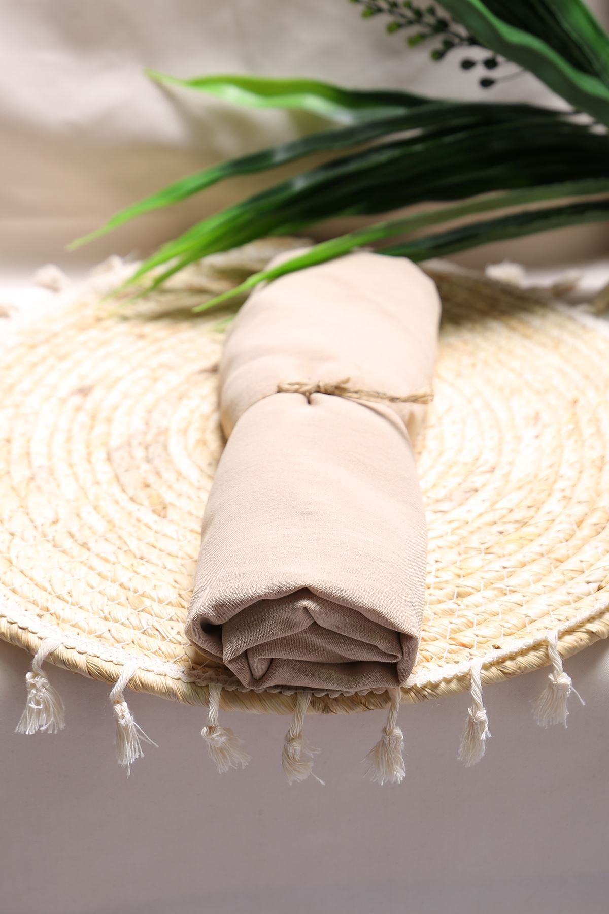 Lüks Jazz Şal Bej - 17713.1817.