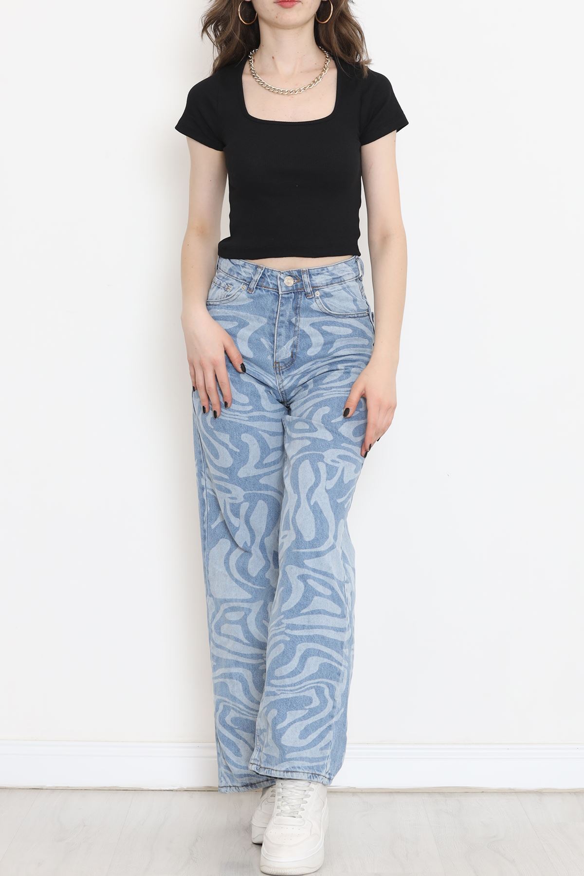 Kare Yaka Kısa Kol Body Siyah - 18180.1723.