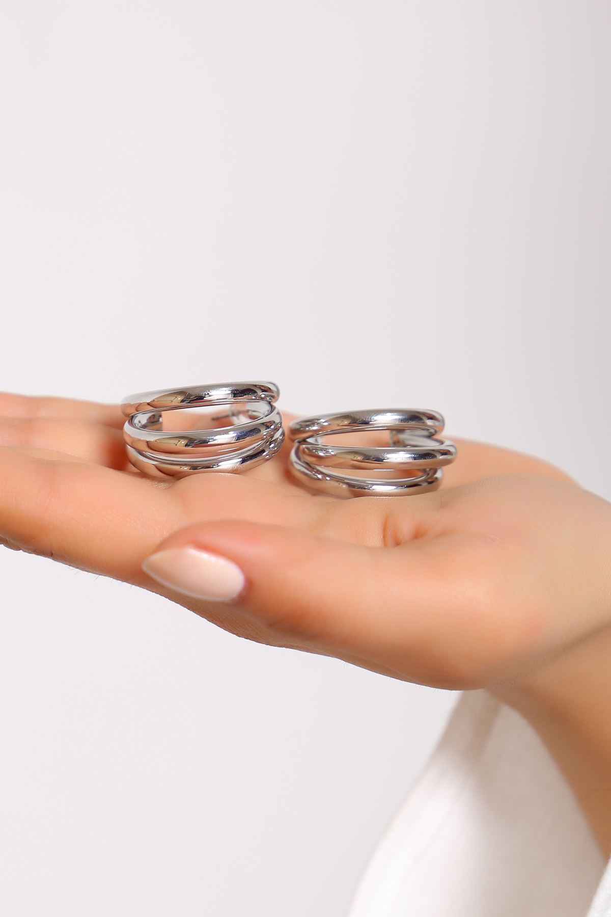 Çelik Küpe Gümüş5 - 18266.1805.