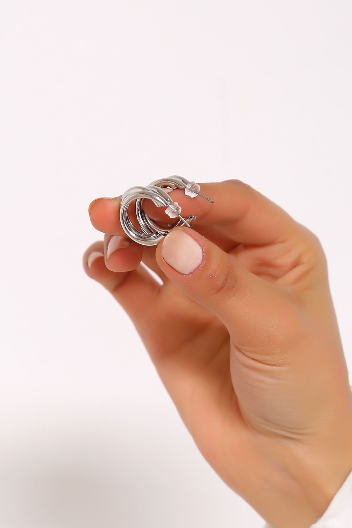 Çelik Küpe Gümüş9 - 18266.1805.