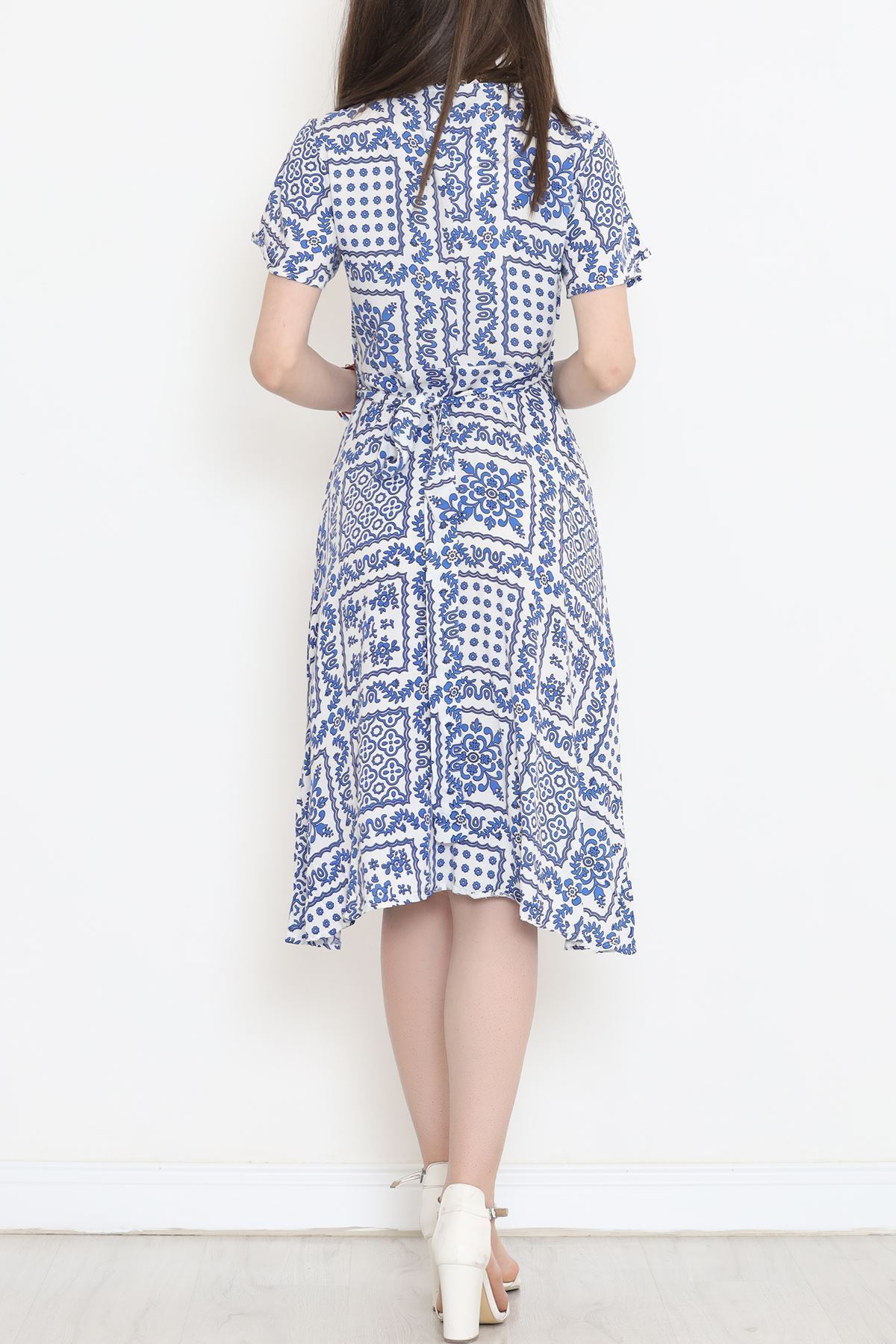 Kimono Elbise Saks - 152341.701.