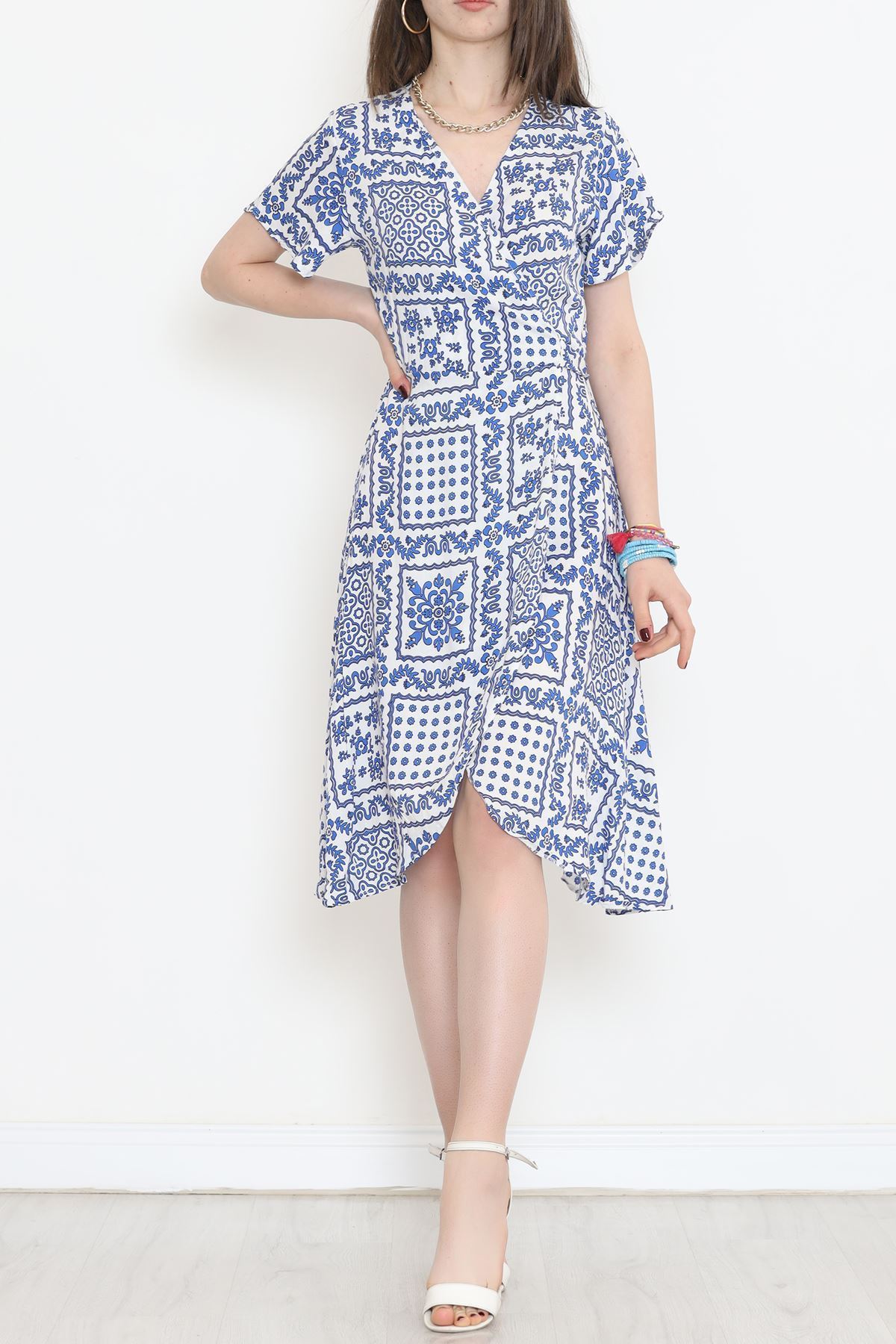 Kimono Elbise Saks - 152341.701.