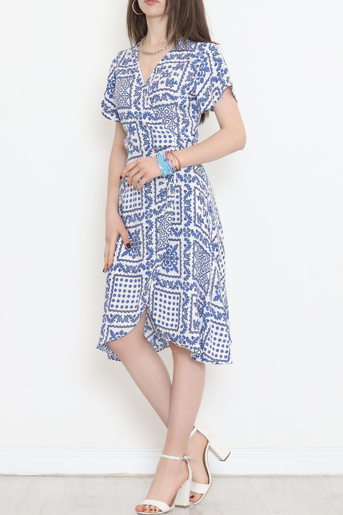 Kimono Elbise Saks - 152341.701.