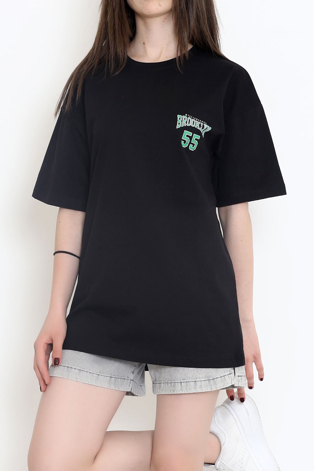 Baskılı Tişört Siyah - 17381.1778.