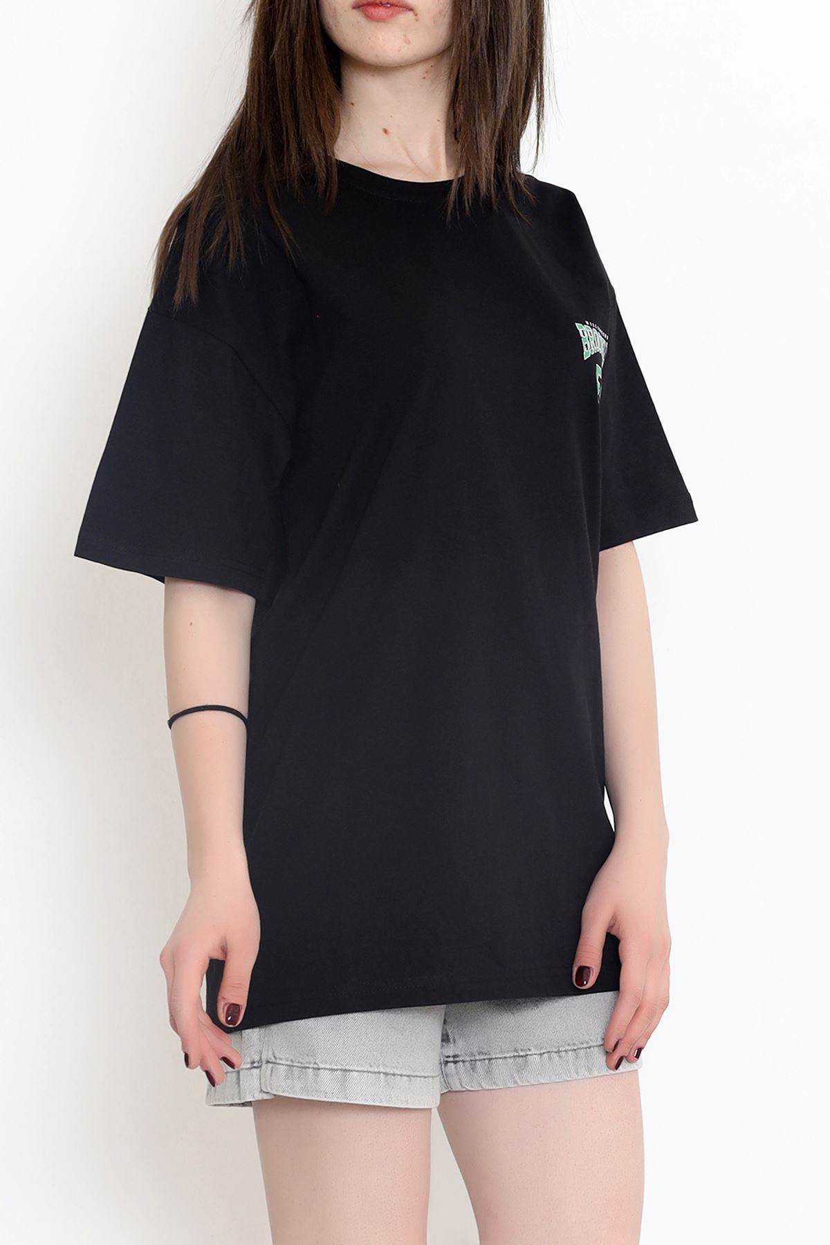 Baskılı Tişört Siyah - 17381.1778.