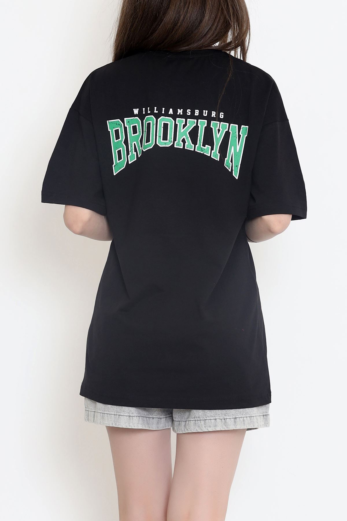 Baskılı Tişört Siyah - 17381.1778.