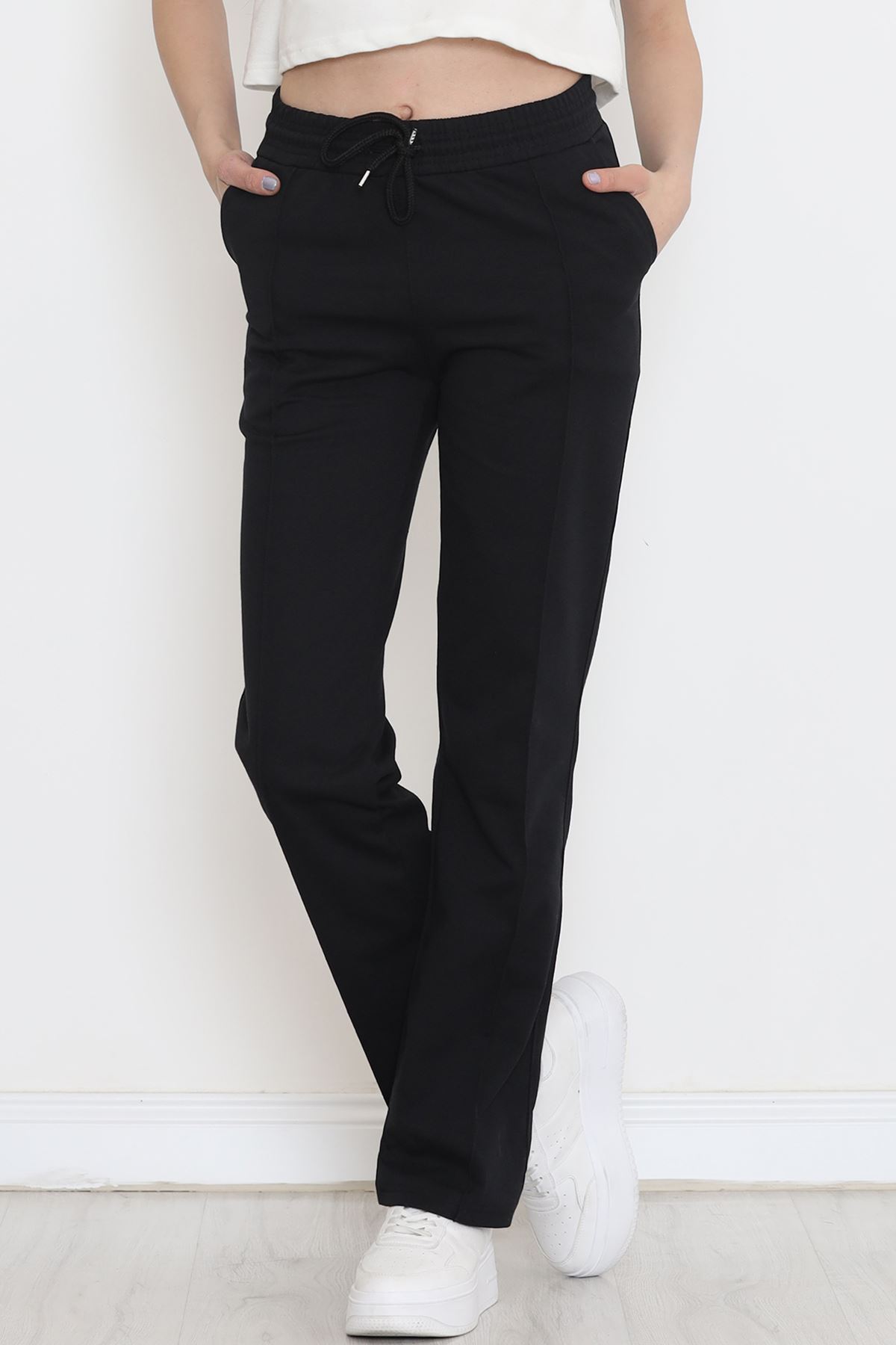 Çımalı Eşofman Altı Siyah - 16577.1799.