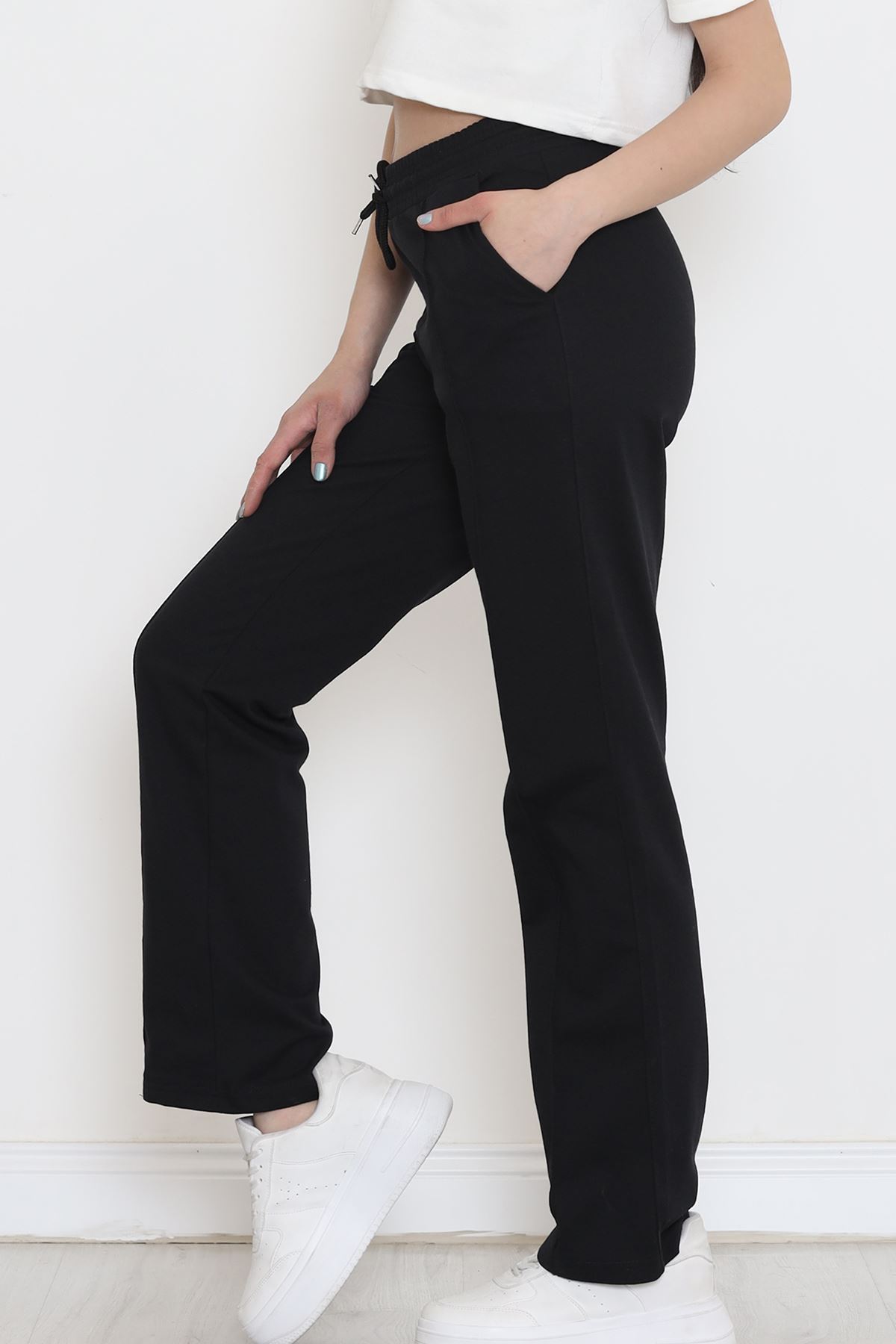 Çımalı Eşofman Altı Siyah - 16577.1799.