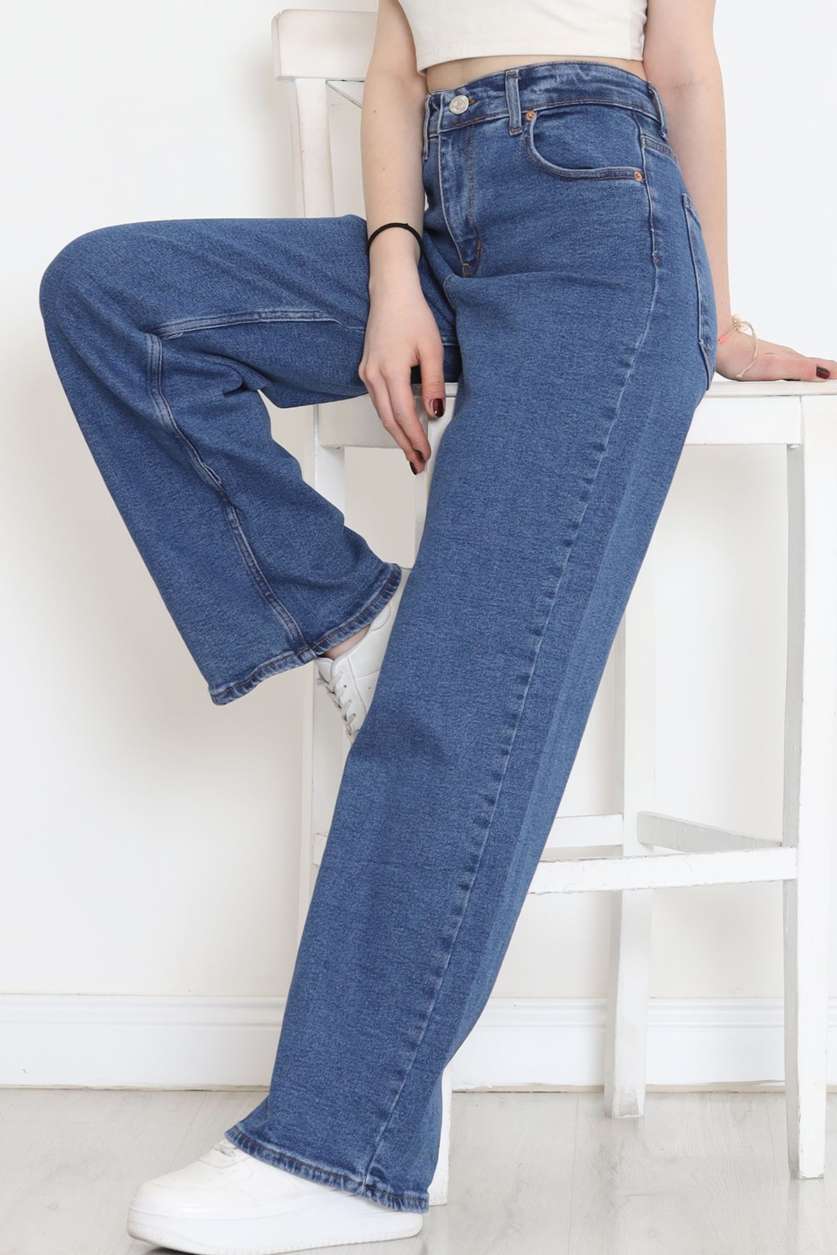 Palazzo Kot Pantolon Mavi3 - 11879.1431.