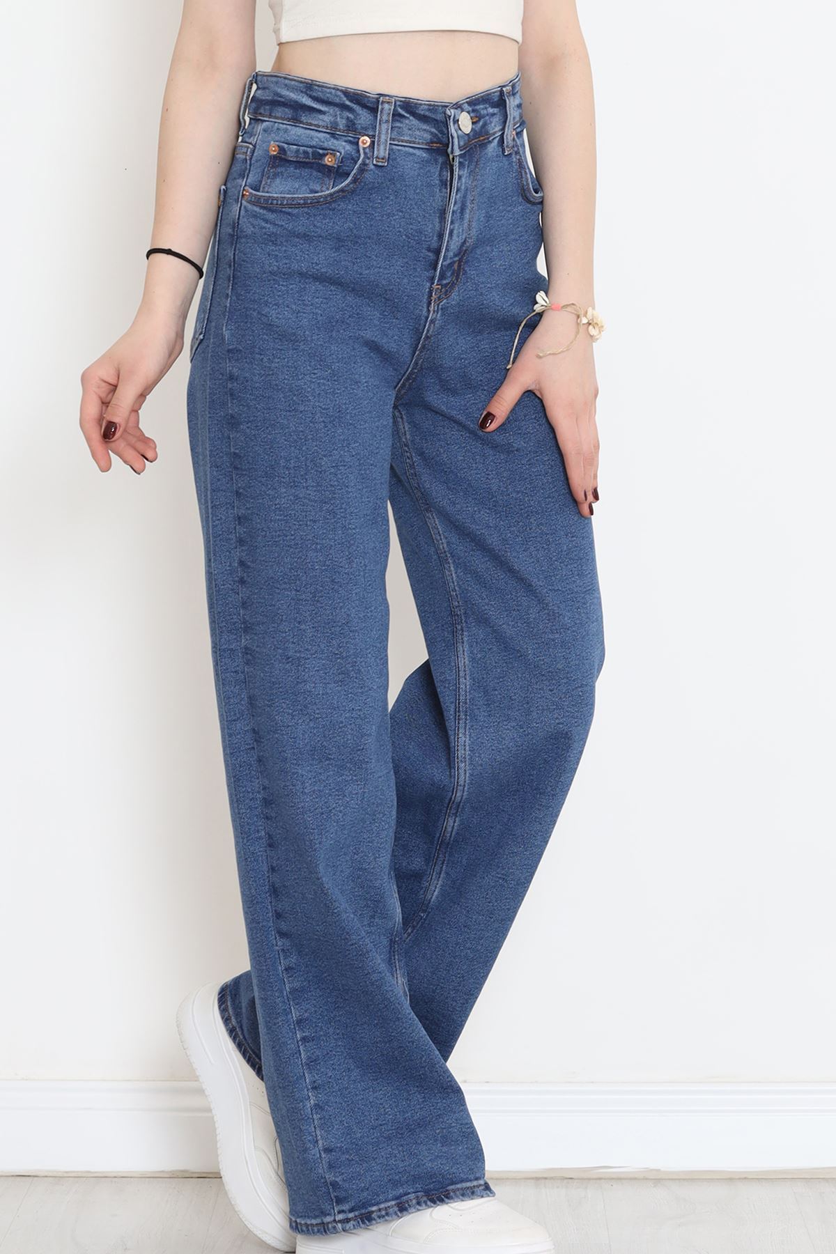 Palazzo Kot Pantolon Mavi3 - 11879.1431.