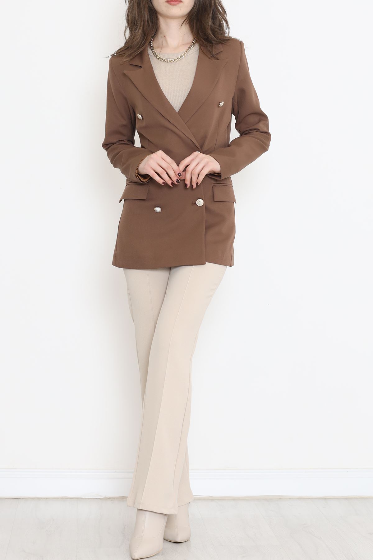 Blazer Ceket Kahve - 16611.1811.