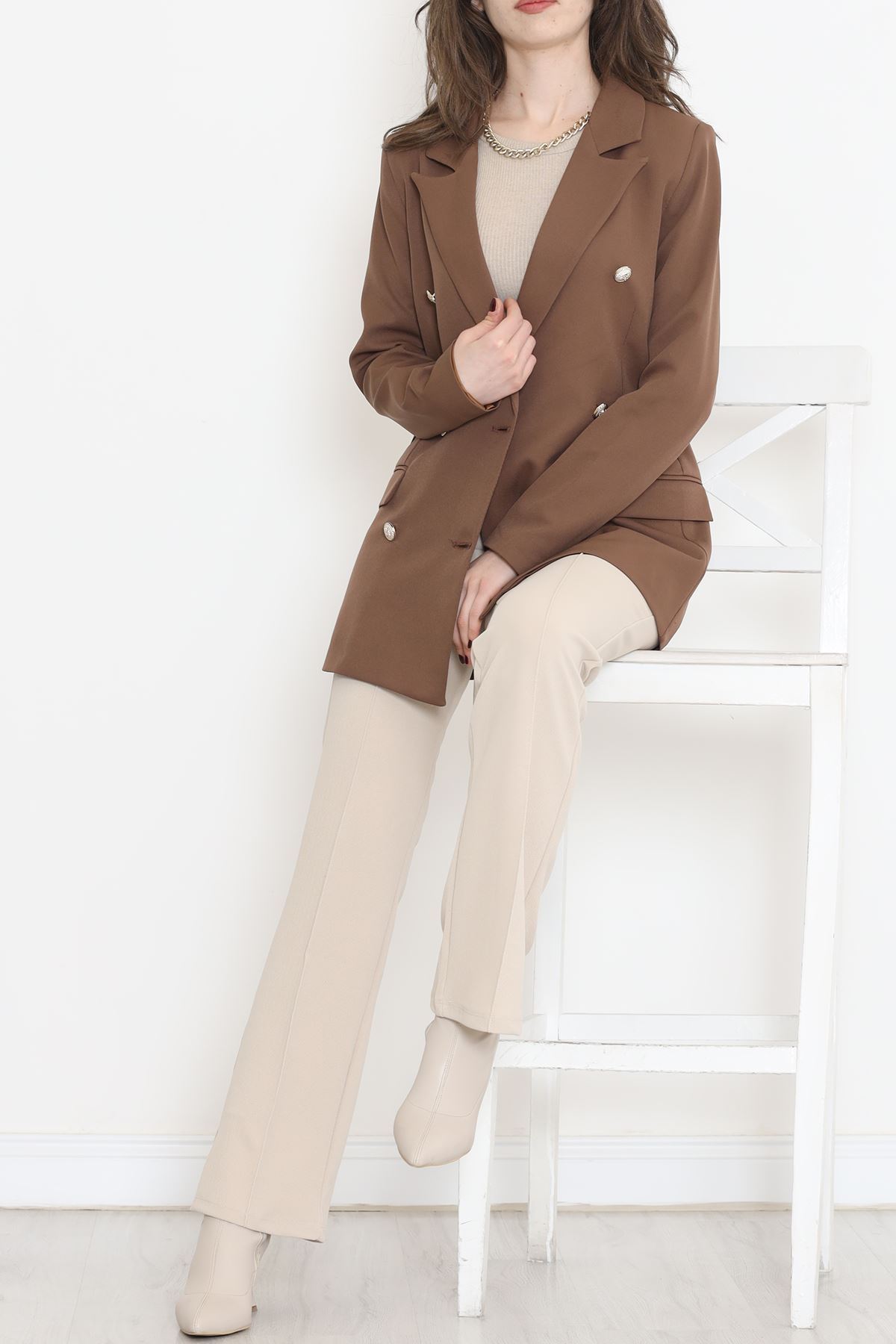 Blazer Ceket Kahve - 16611.1811.